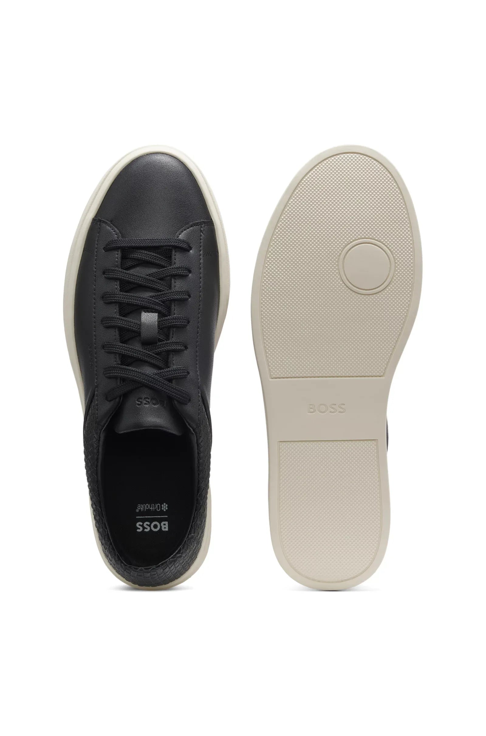 Boss Sapatilhas Sneakers Shoes Kieran Lwvpu Black Preto_shot2