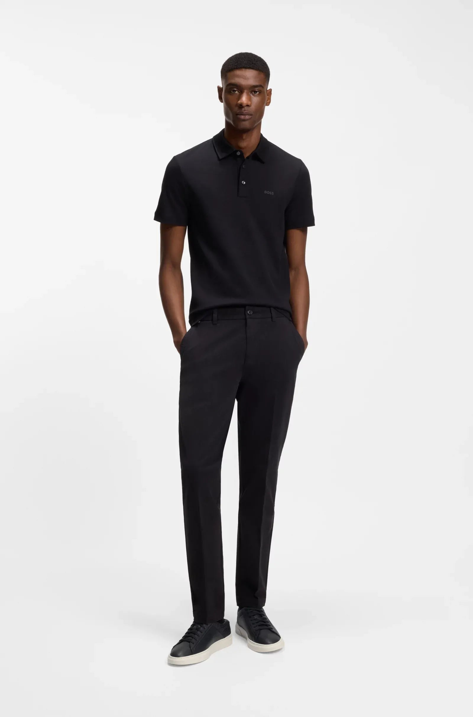 Boss Sapatilhas Sneakers Shoes Kieran Lwvpu Black Preto_shot4