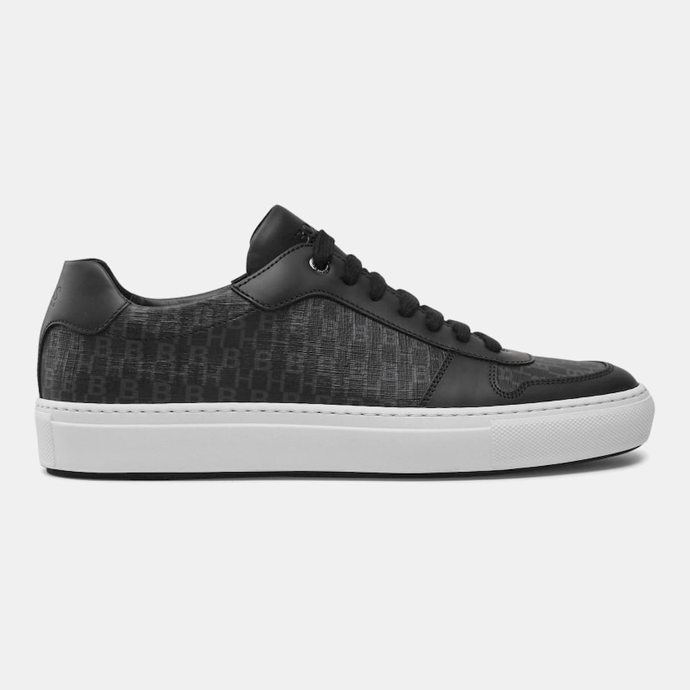 Boss Sapatilhas Sneakers Shoes Mirage Tenn Hb Blk Gry Wh Preto Cinza Branco Shot6