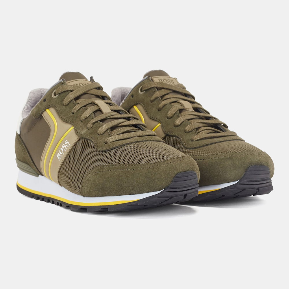 Boss Sapatilhas Sneakers Shoes Parkourrunymx2 Green Verde Shot2