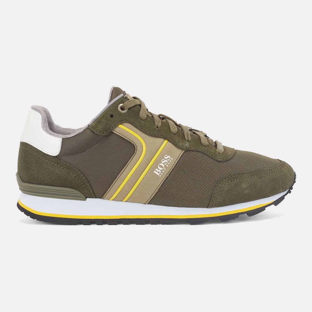 Boss Sapatilhas Sneakers Shoes Parkourrunymx2 Green Verde Shot6