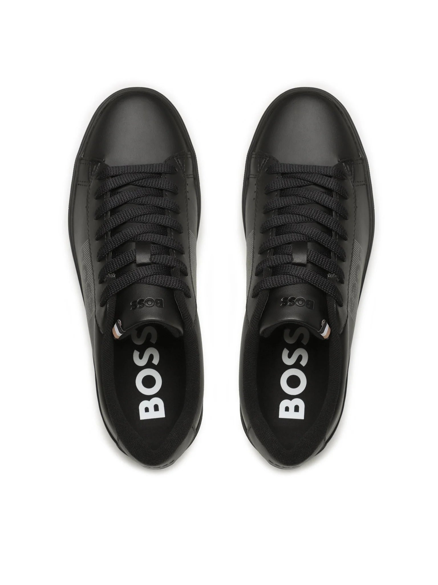 Boss Sapatilhas Sneakers Shoes Rhys Tenn Ppr Triple Blk Preto_shot1