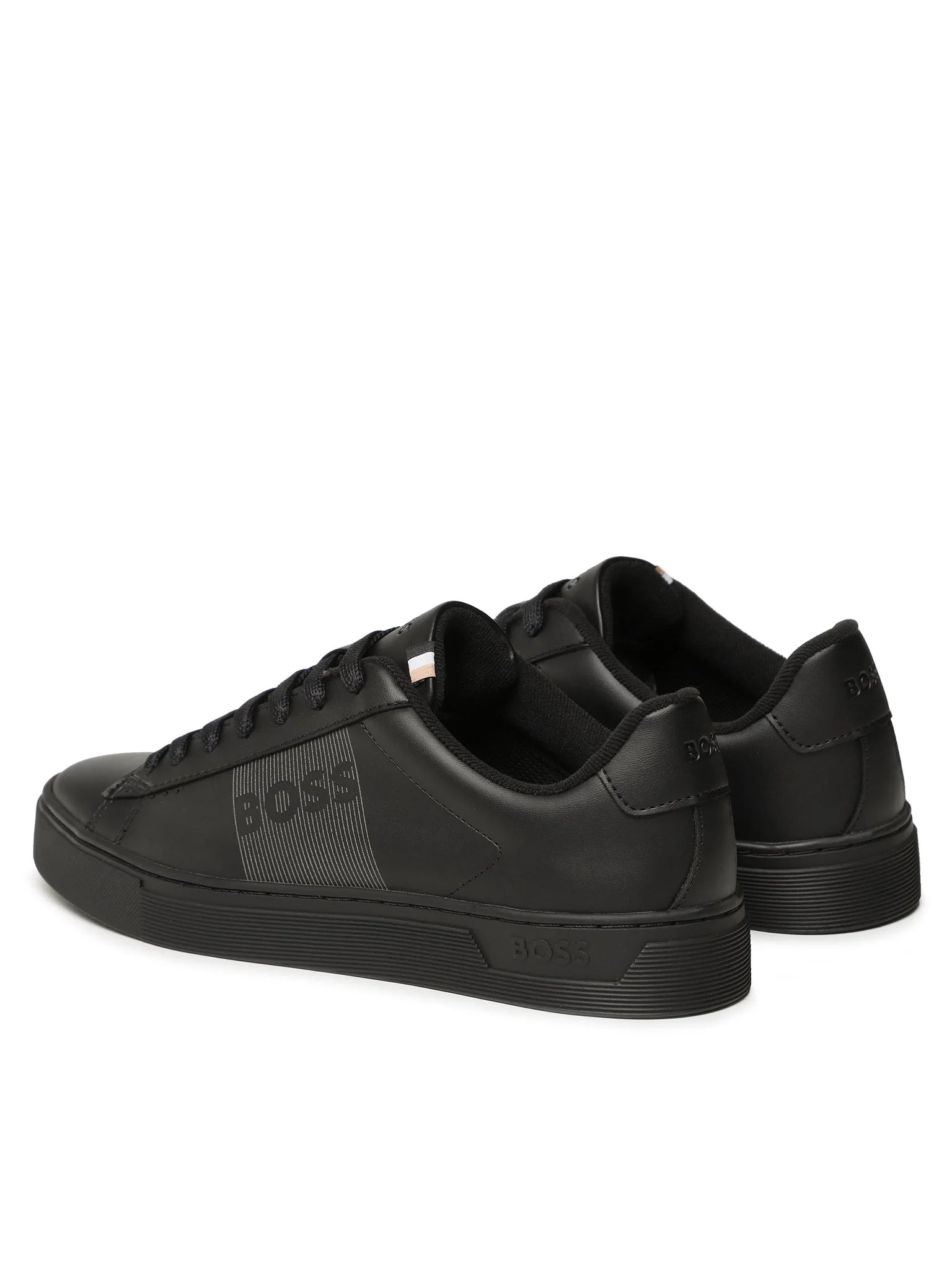 Boss Sapatilhas Sneakers Shoes Rhys Tenn Ppr Triple Blk Preto_shot2