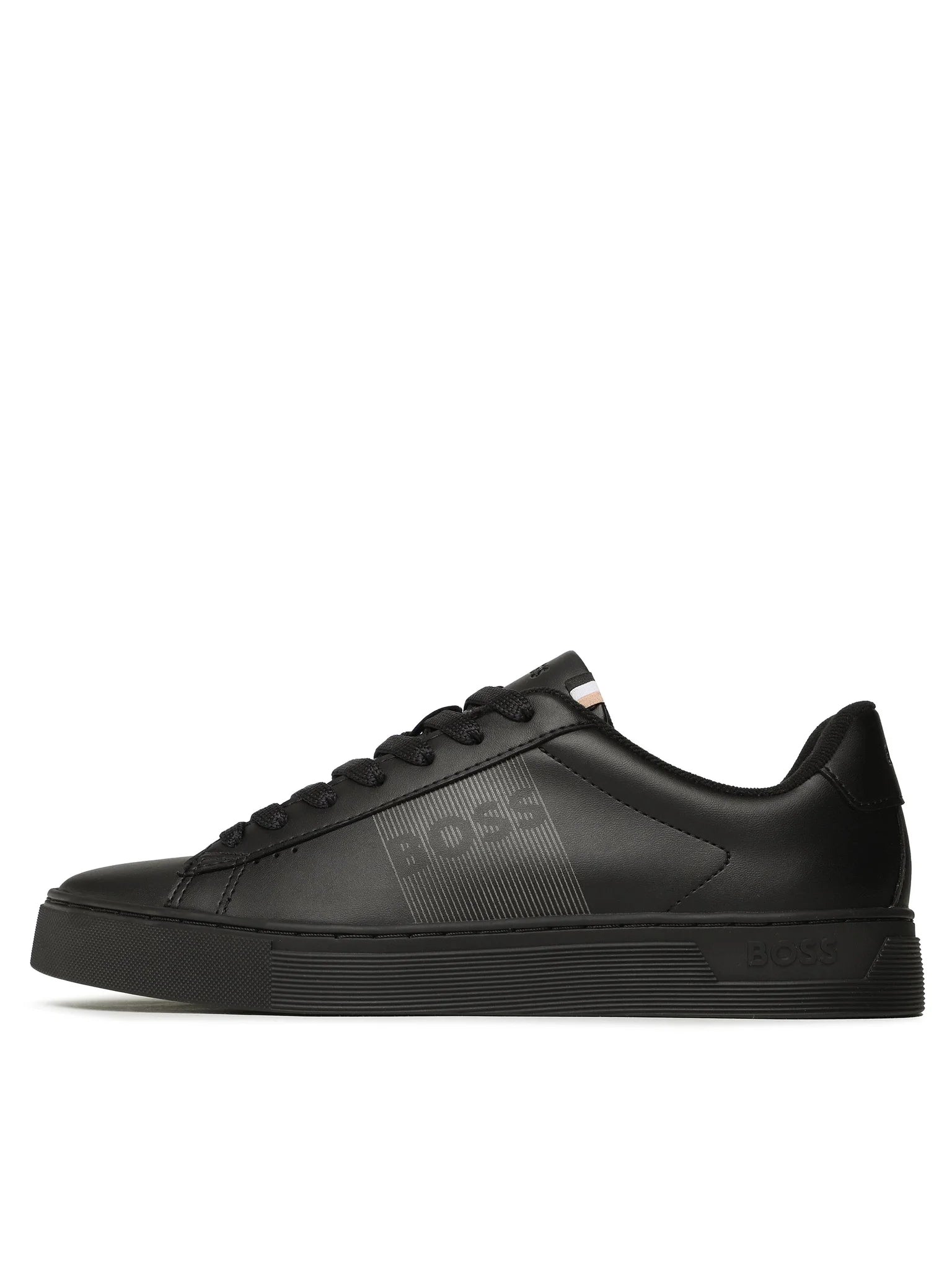 Boss Sapatilhas Sneakers Shoes Rhys Tenn Ppr Triple Blk Preto_shot3
