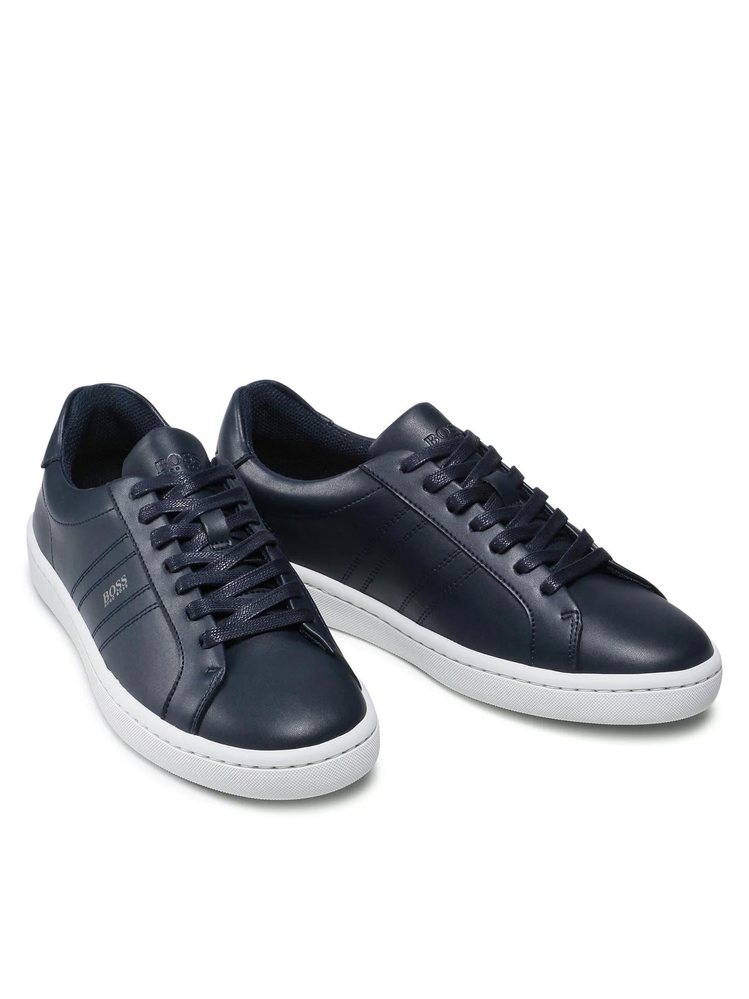 Boss Sapatilhas Sneakers Shoes Ribeira Tenn I Navy White Navy Branco_shot1