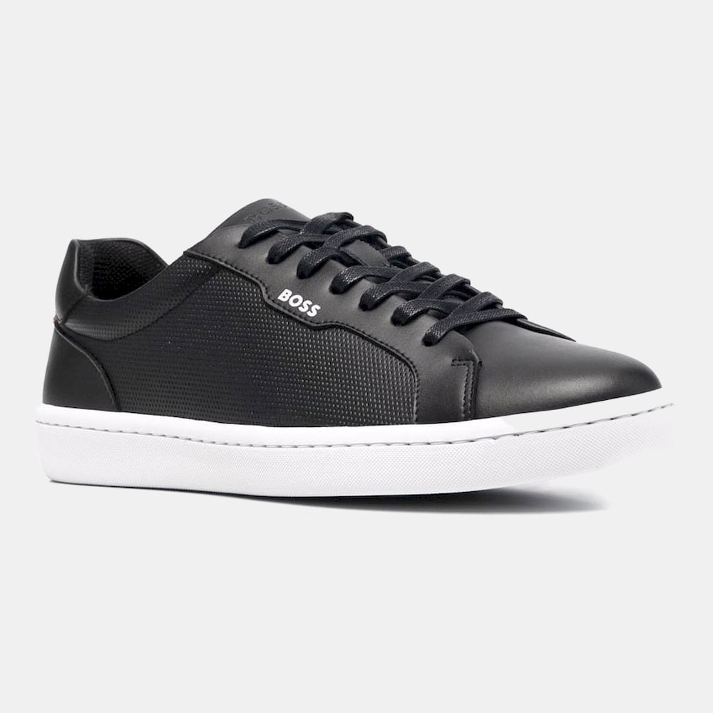 Boss Sapatilhas Sneakers Shoes Ribeiratennmct Black Preto Shot4