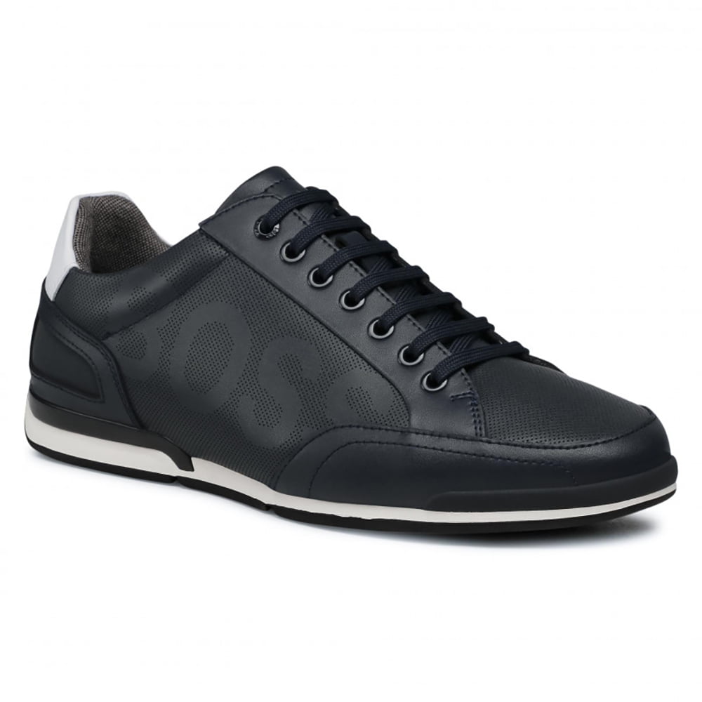 Boss Sapatilhas Sneakers Shoes Saturnlowpitpf Black Preto Shot7 Resultado