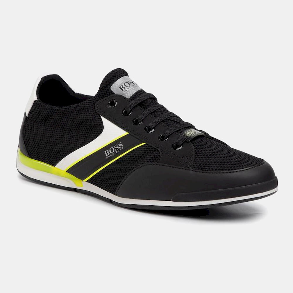 Boss Sapatilhas Sneakers Shoes Saturnslonmerb Black Preto Shot2