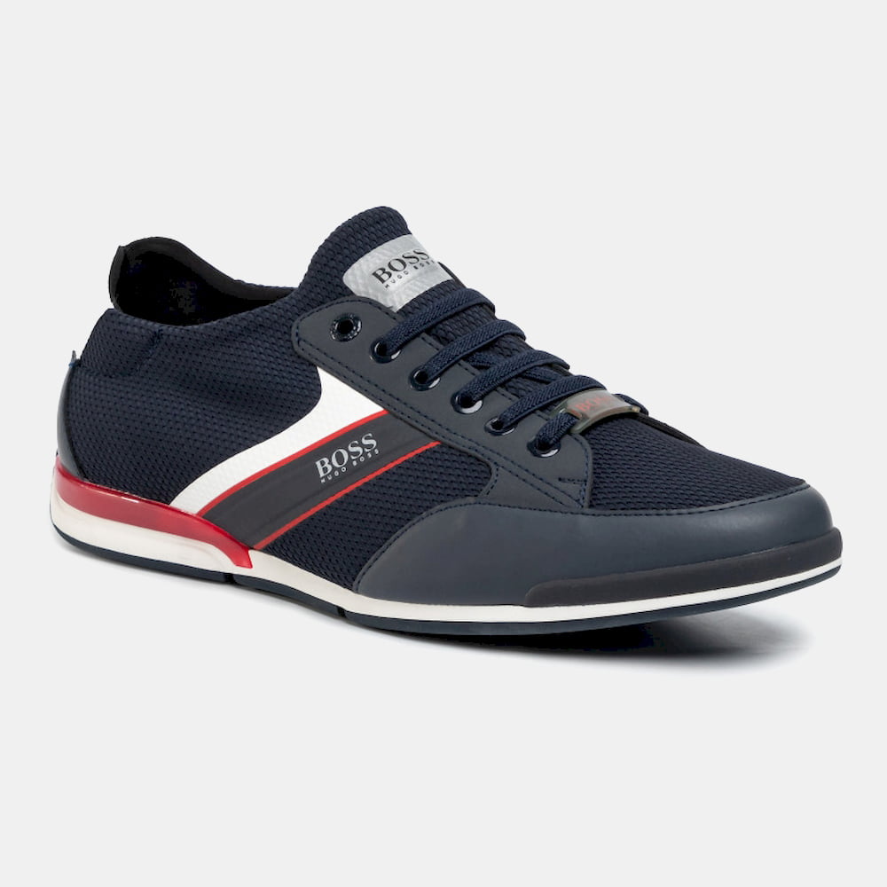 Boss Sapatilhas Sneakers Shoes Saturnslonmerb Dk.blue Azul Escuro Shot21 Resultado