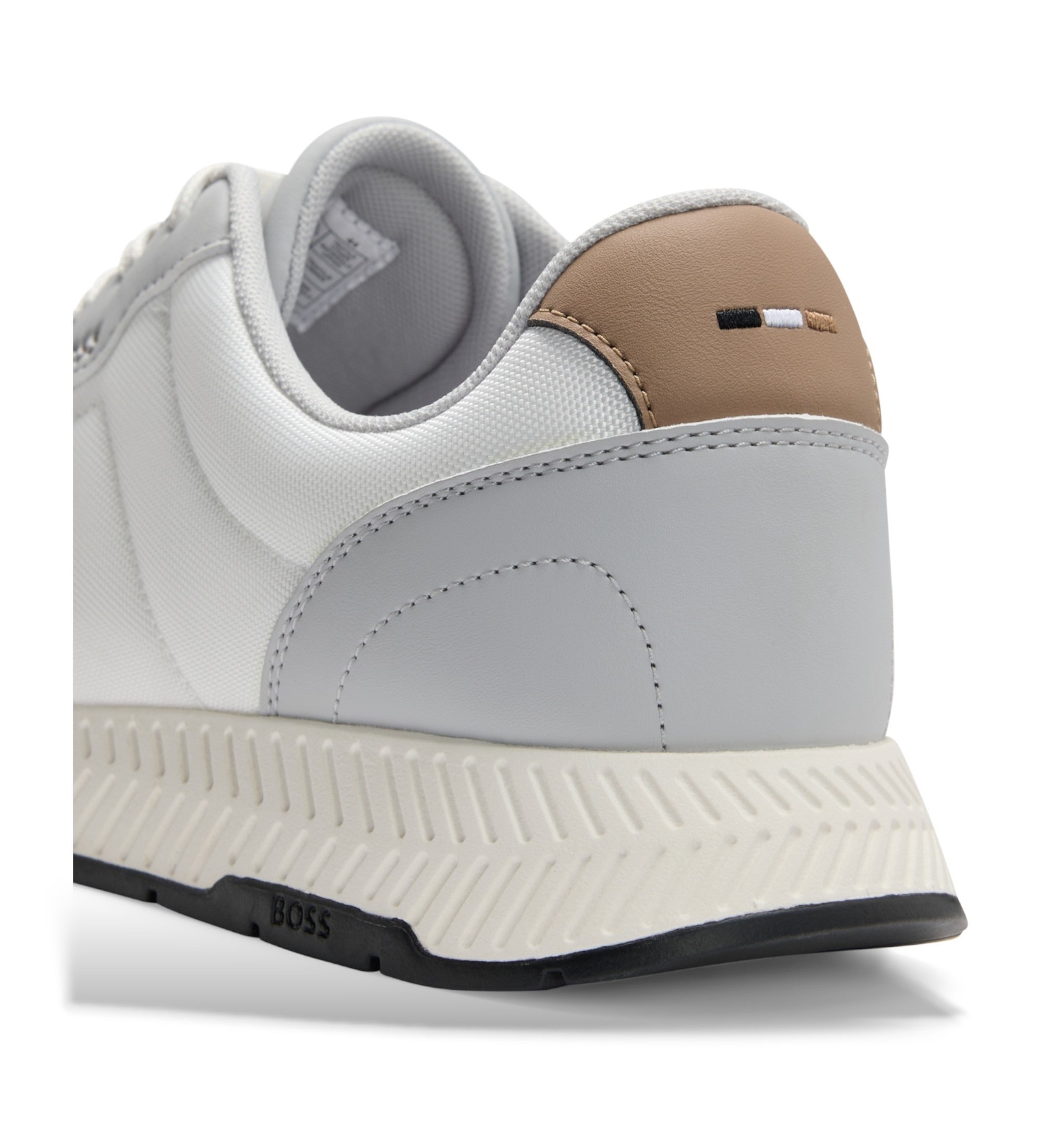 Boss Sapatilhas Sneakers Shoes Titanium Nypun White Grey Branco Cinza_shot1