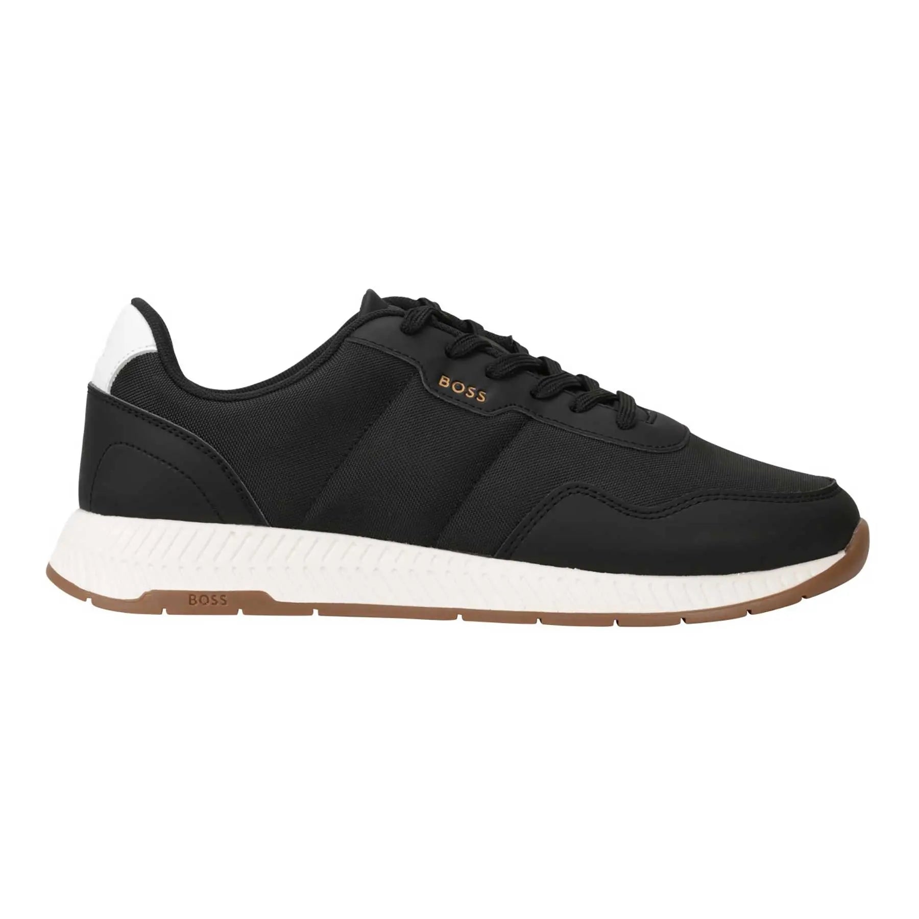 Boss Sapatilhas Sneakers Shoes Titanium Runn Black Preto_shot1