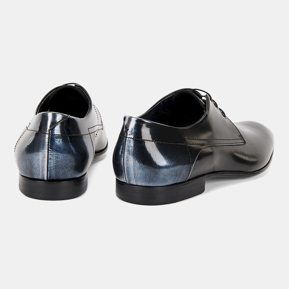 Boss Sapatos Shoes Dressider Black Blue Preto Azul Shot2