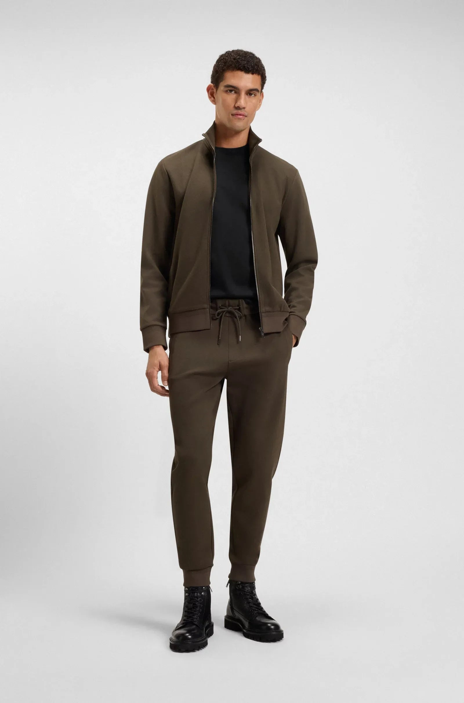 Boss T Shirt C Taut 01 Black Preto_shot3