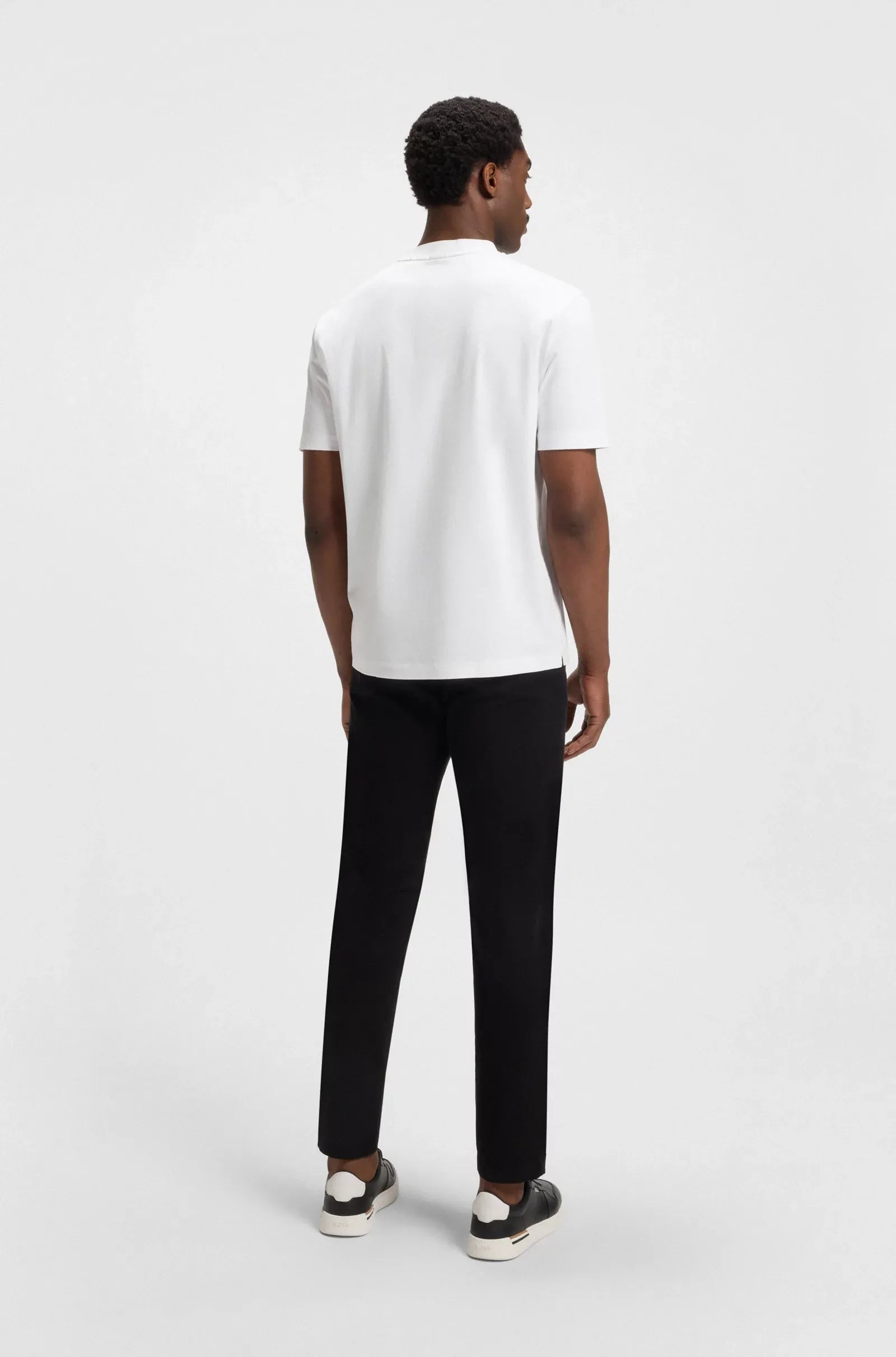 Boss T Shirt C Taut 01 White Branco_shot4