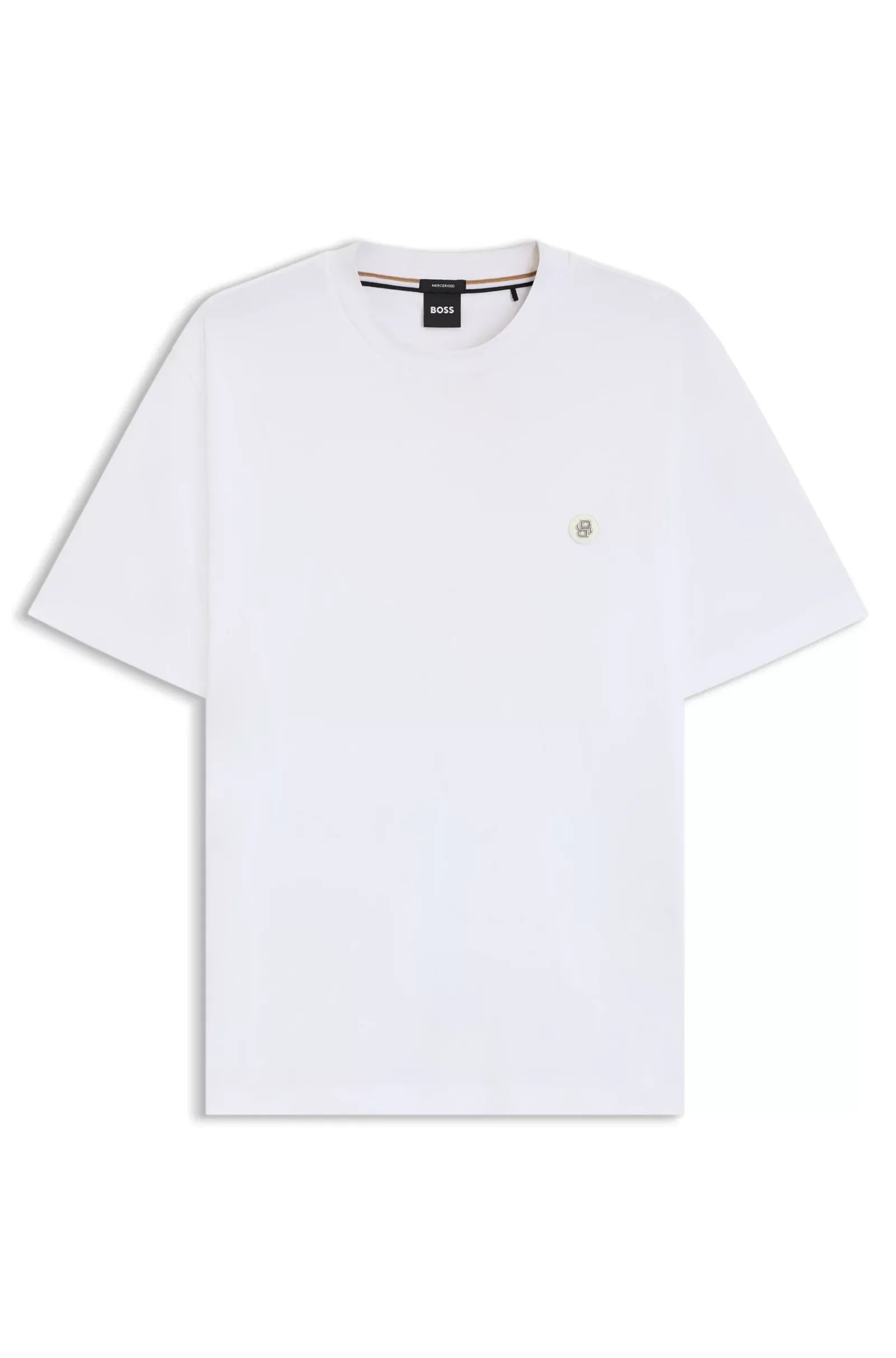 Boss T Shirt C Taut 01 White Branco_shot5