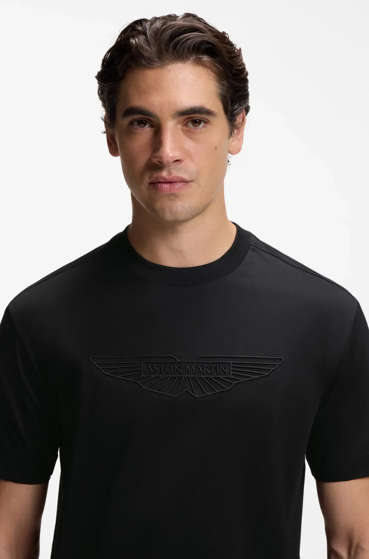 Boss T Shirt C Taut 180 Am Black Preto_shot6