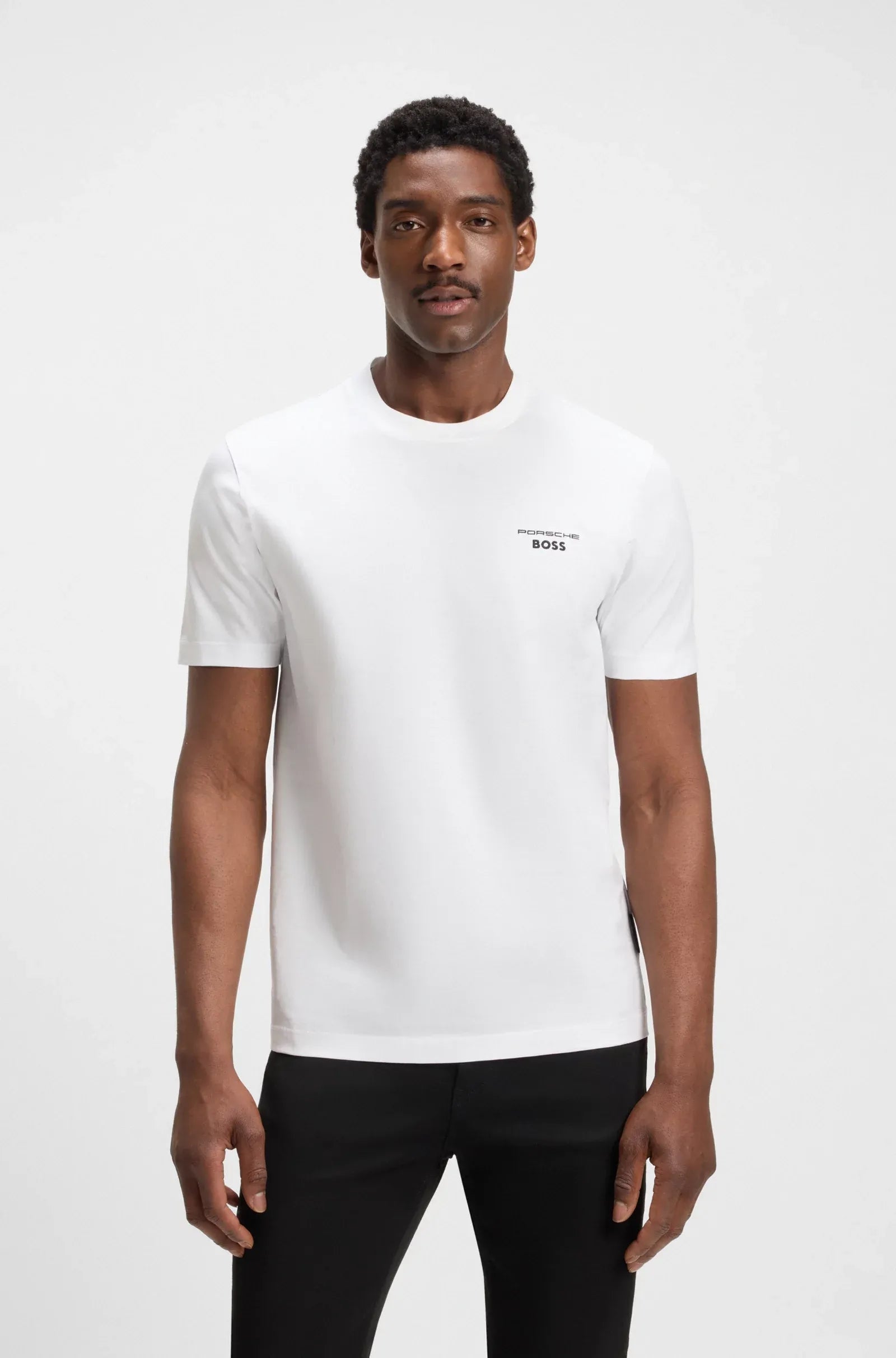 Boss T Shirt C Thompson 197 White Branco_shot2