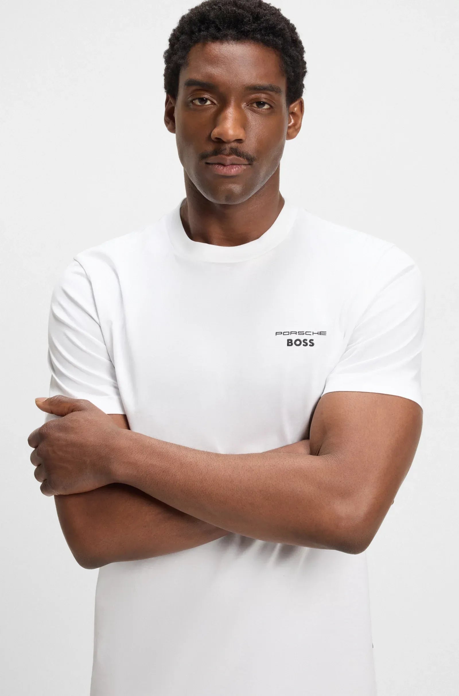 Boss T Shirt C Thompson 197 White Branco_shot3