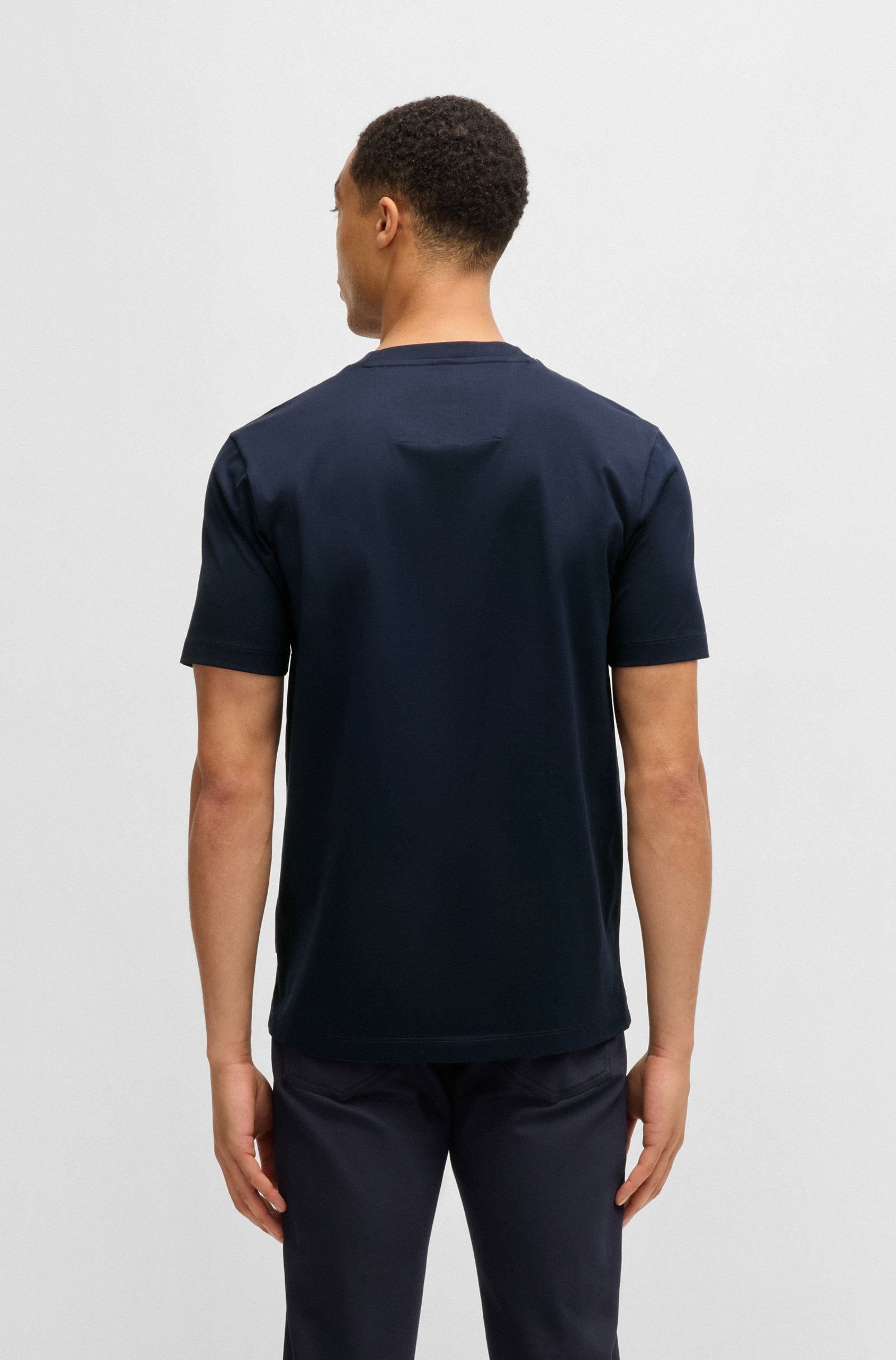 Boss T Shirt C Thompson71 P Dk.blue Azul Escuro_shot5