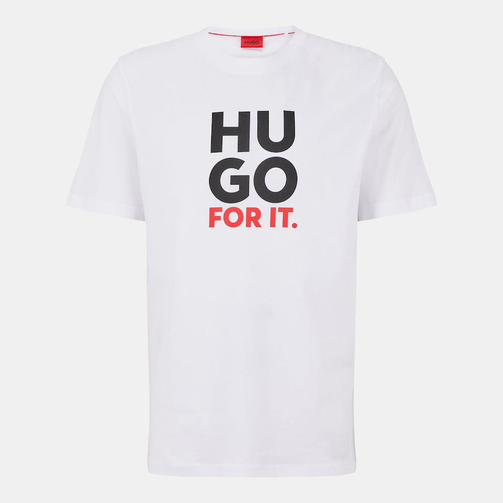 Boss T Shirt Dimentis White Branco Shot1