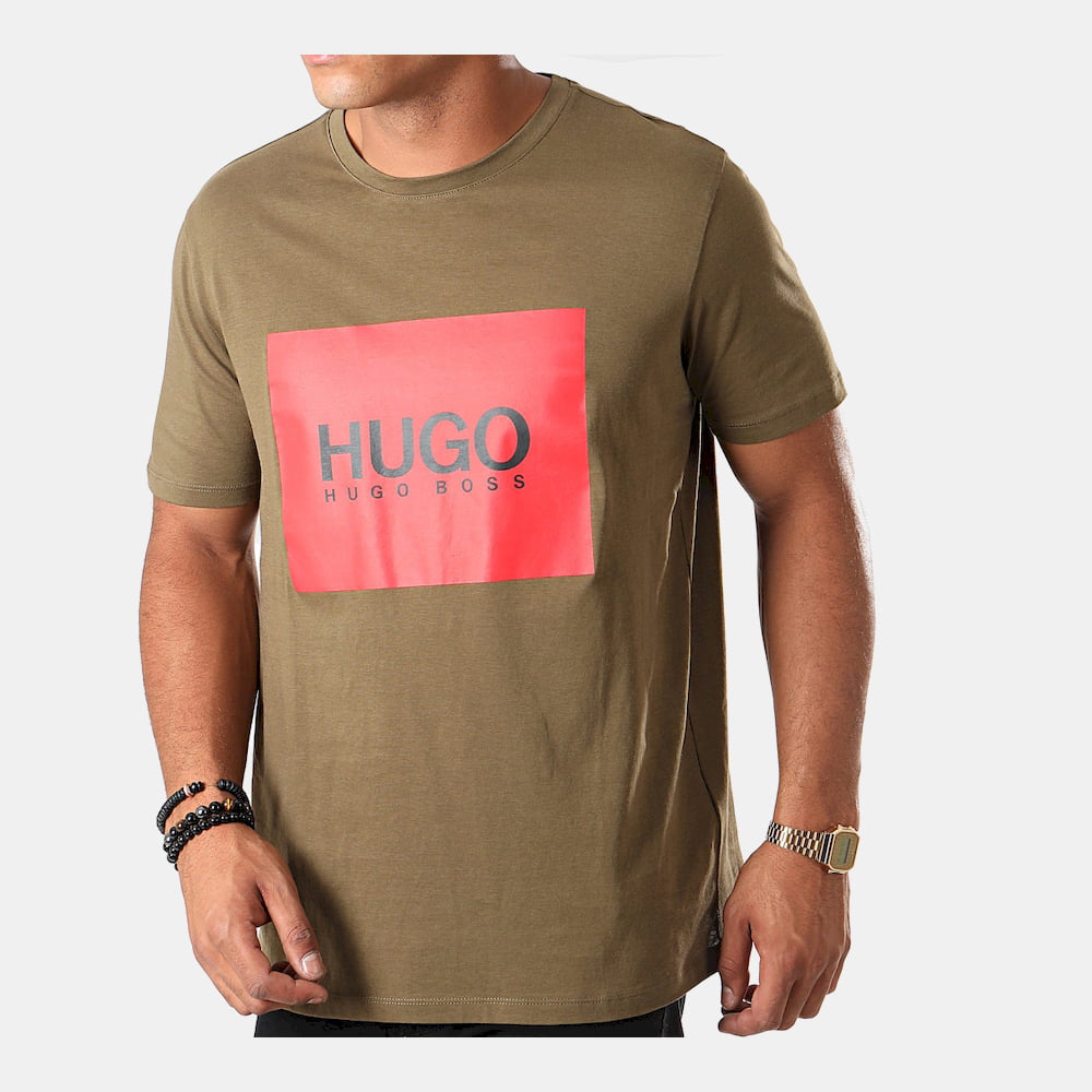 Boss T Shirt Dolive194 Dk.green Verde Escuro Shot2