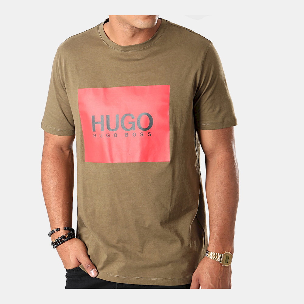 Boss T Shirt Dolive194 Dk.green Verde Escuro Shot8