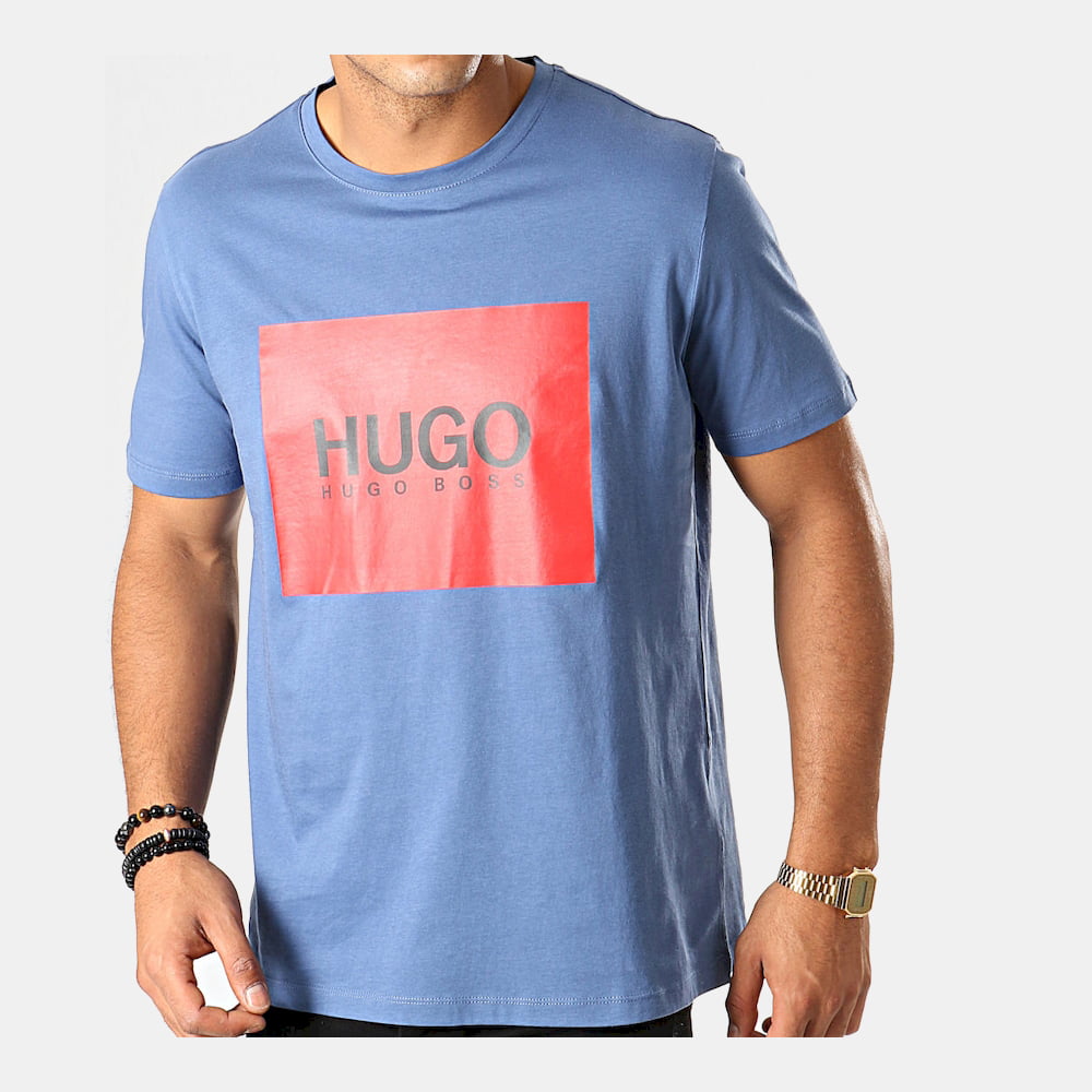 Boss T Shirt Dolive194 Mid.blue Azul Shot2
