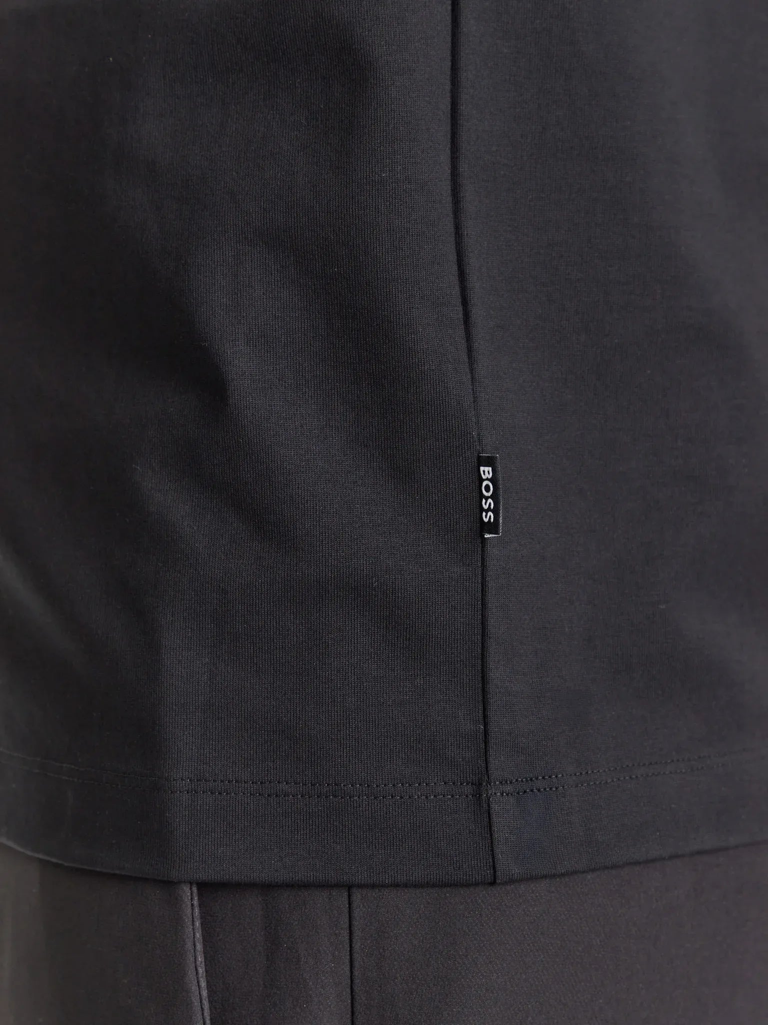 Boss T Shirt H Thompson 655 Black Preto_shot5