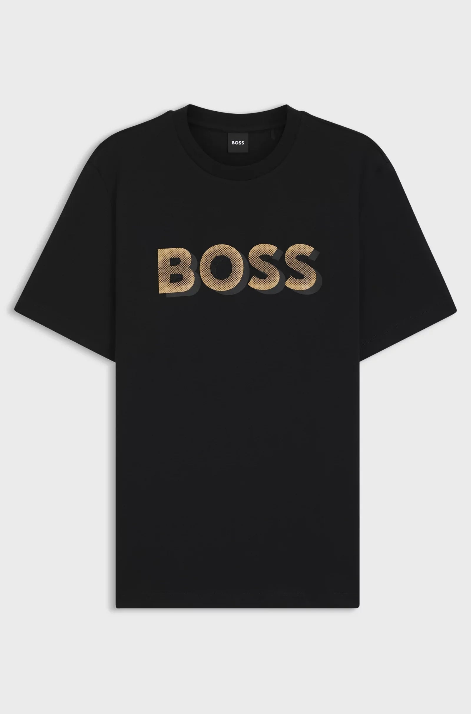 Boss T Shirt H Thompson 656 Black Preto_shot5