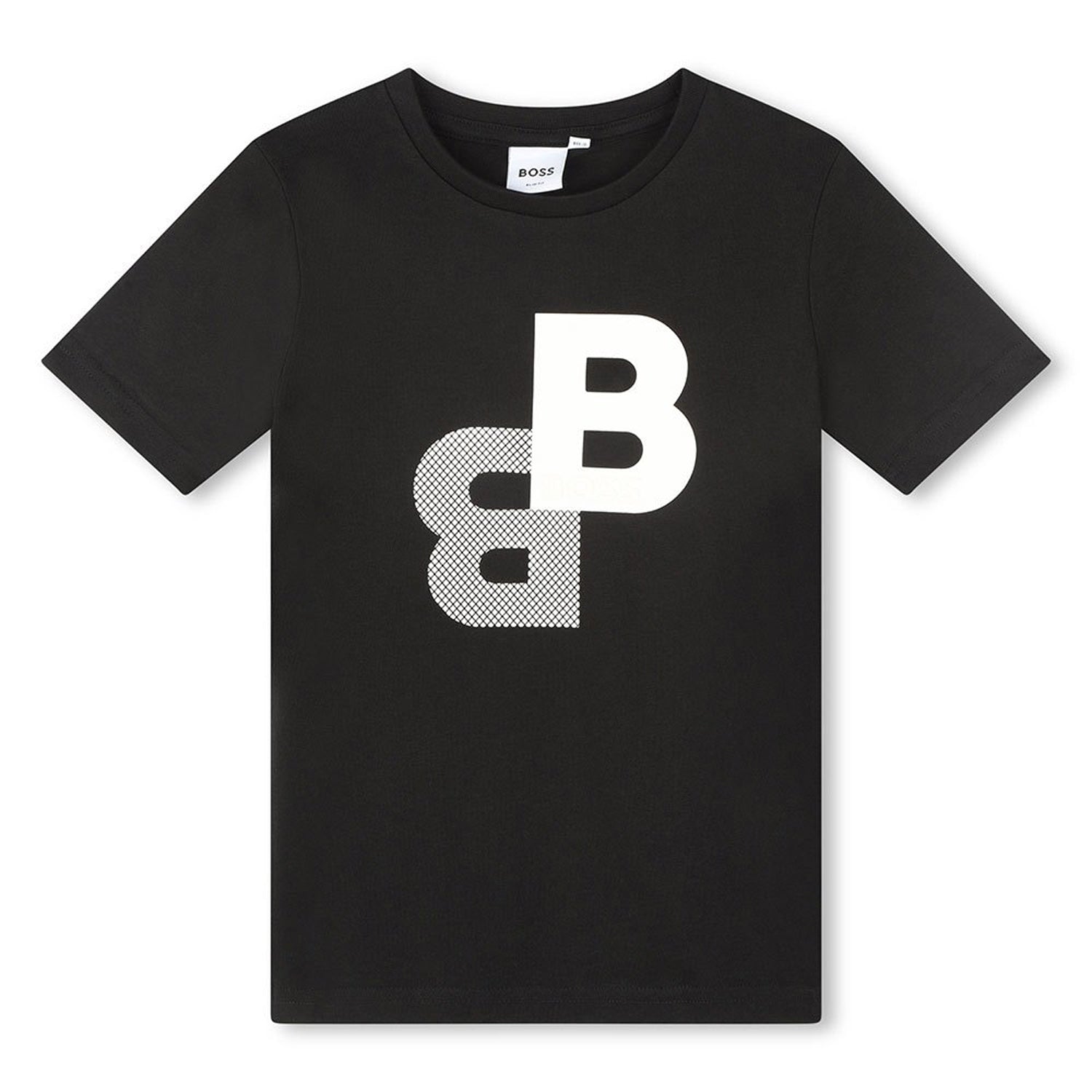 Boss T Shirt J25o80 Black Preto_shot1