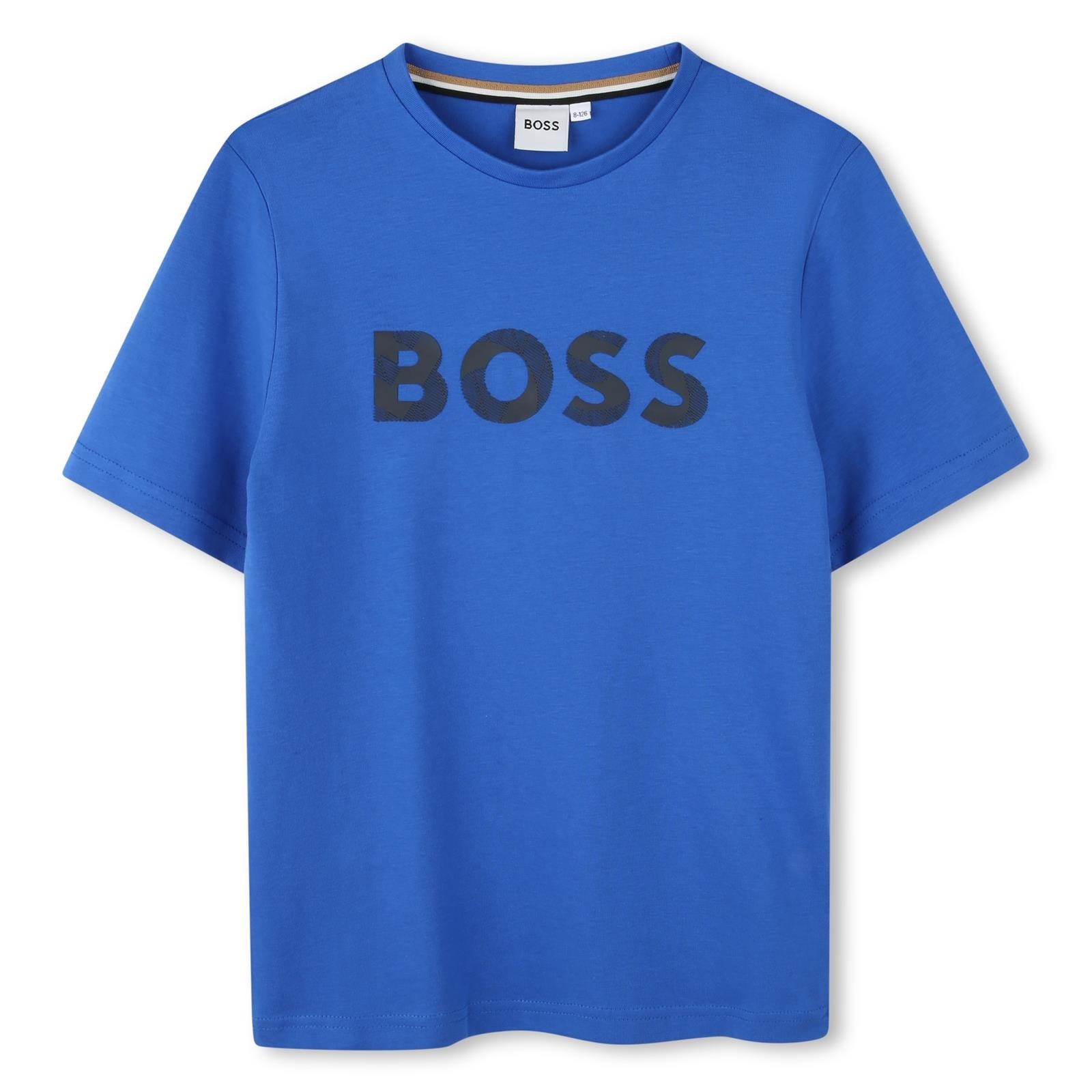 Boss T Shirt J51210 Royal Blue Azul Royal_shot1