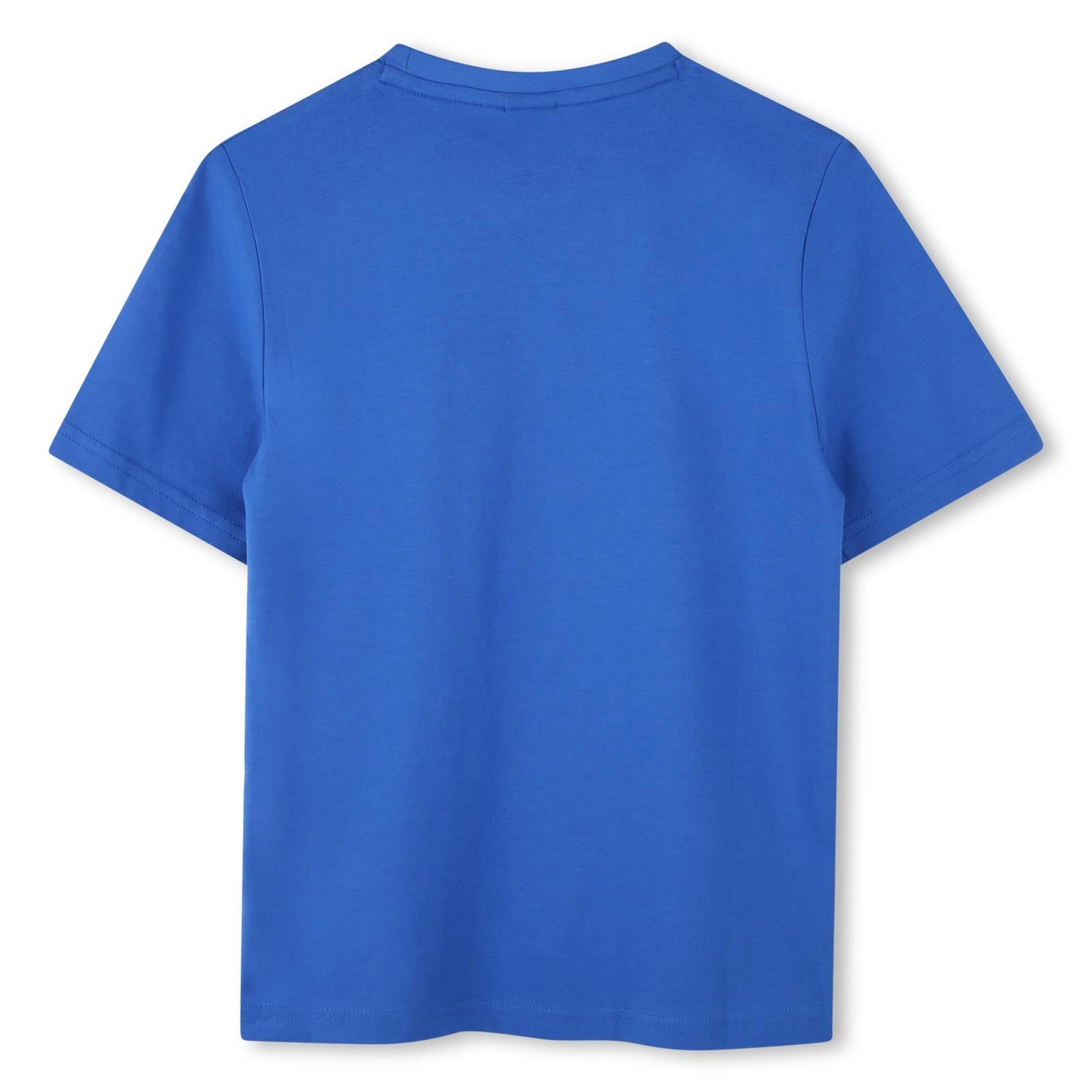 Boss T Shirt J51210 Royal Blue Azul Royal_shot2