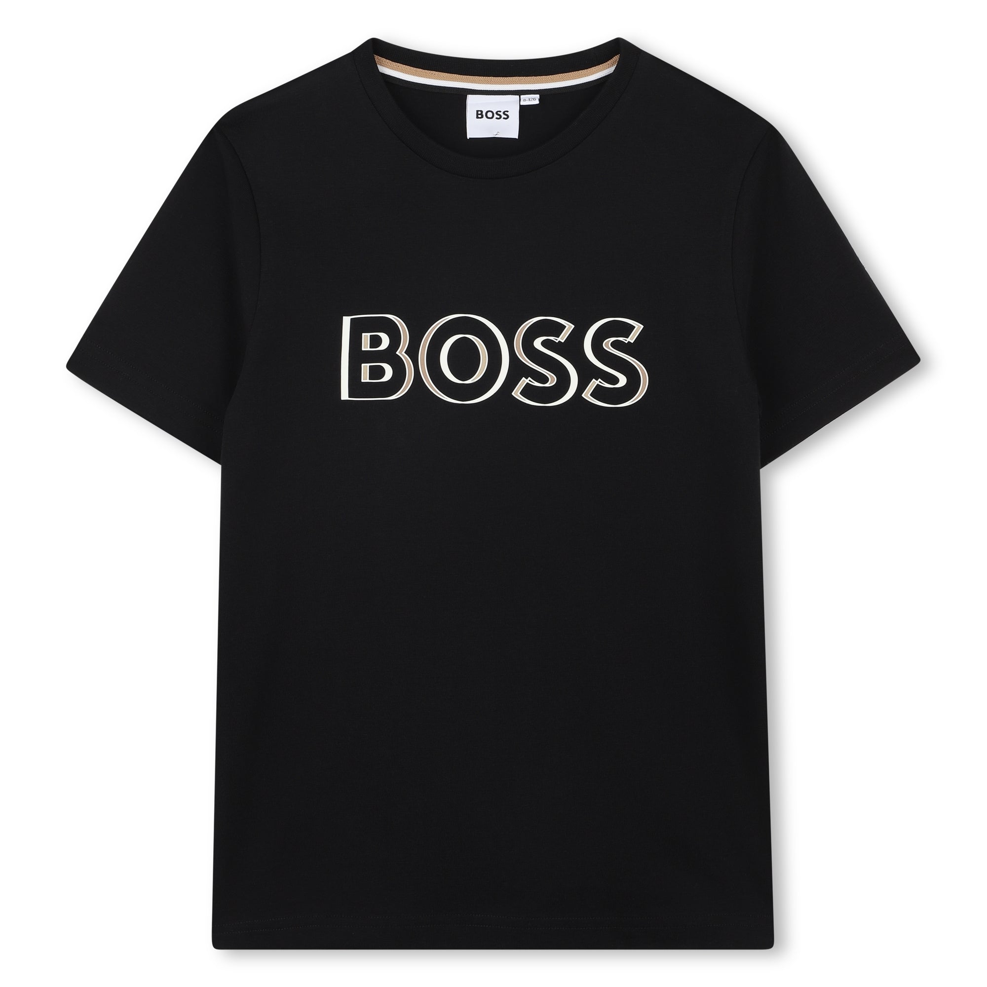 Boss T Shirt J52034 Black Preto_shot1