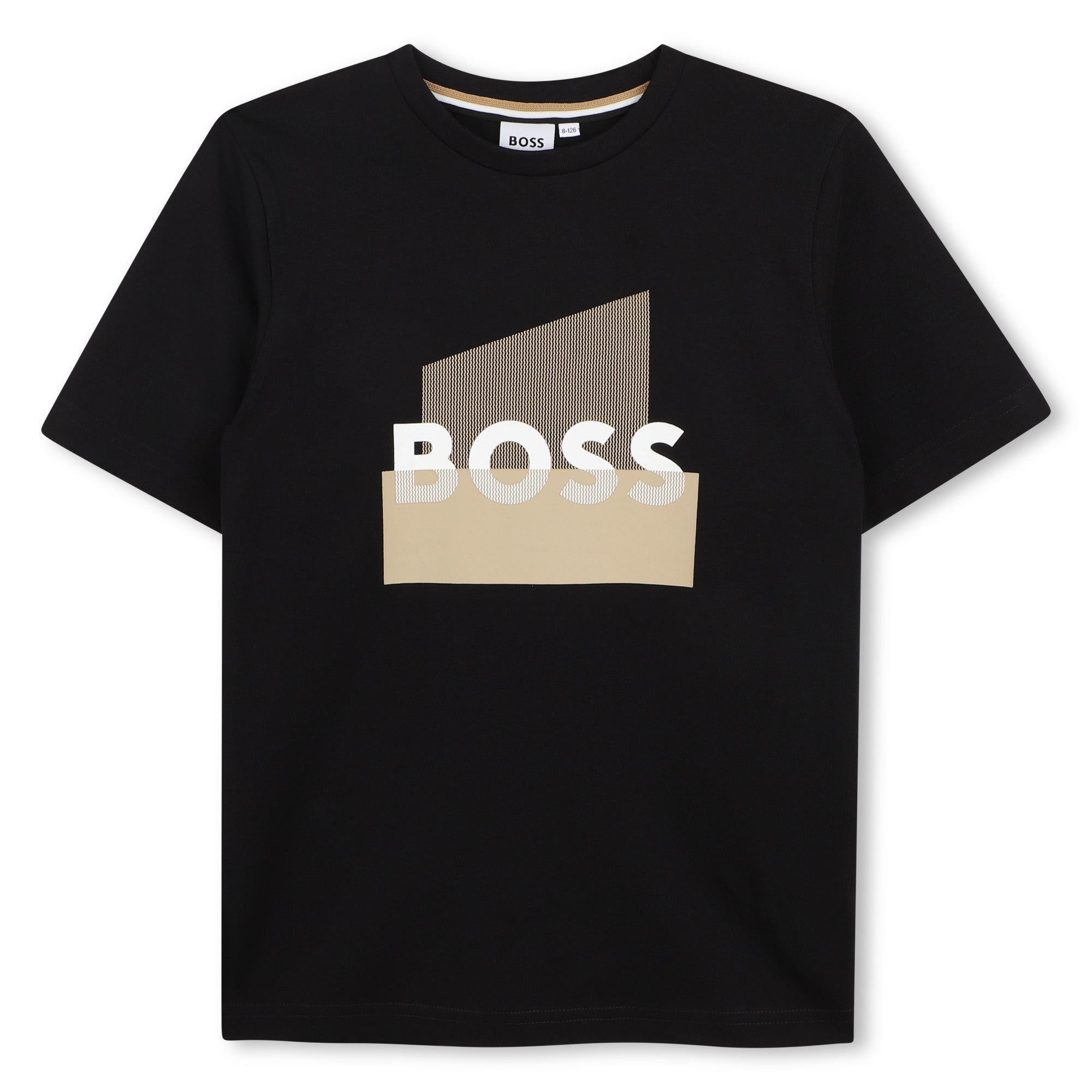 Boss T Shirt J52978 Black Preto_shot2