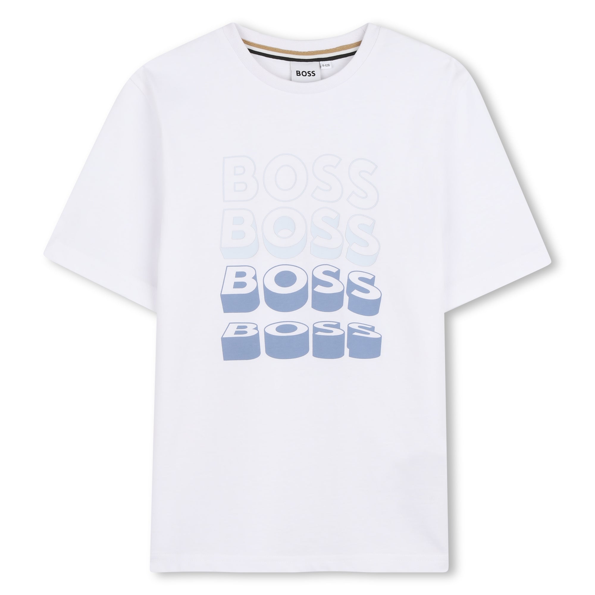 Boss T Shirt J52982 White Branco_shot2