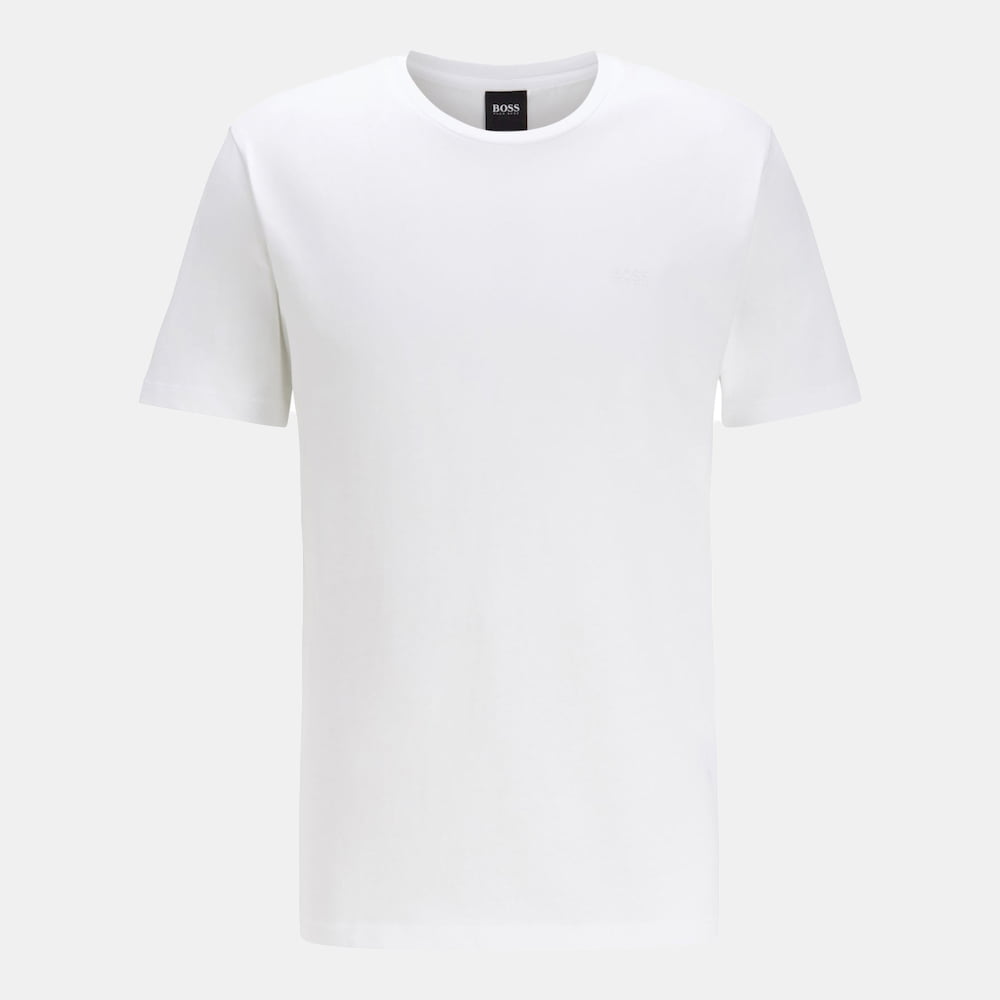 Boss T Shirt Lecco80 White Branco Shot2