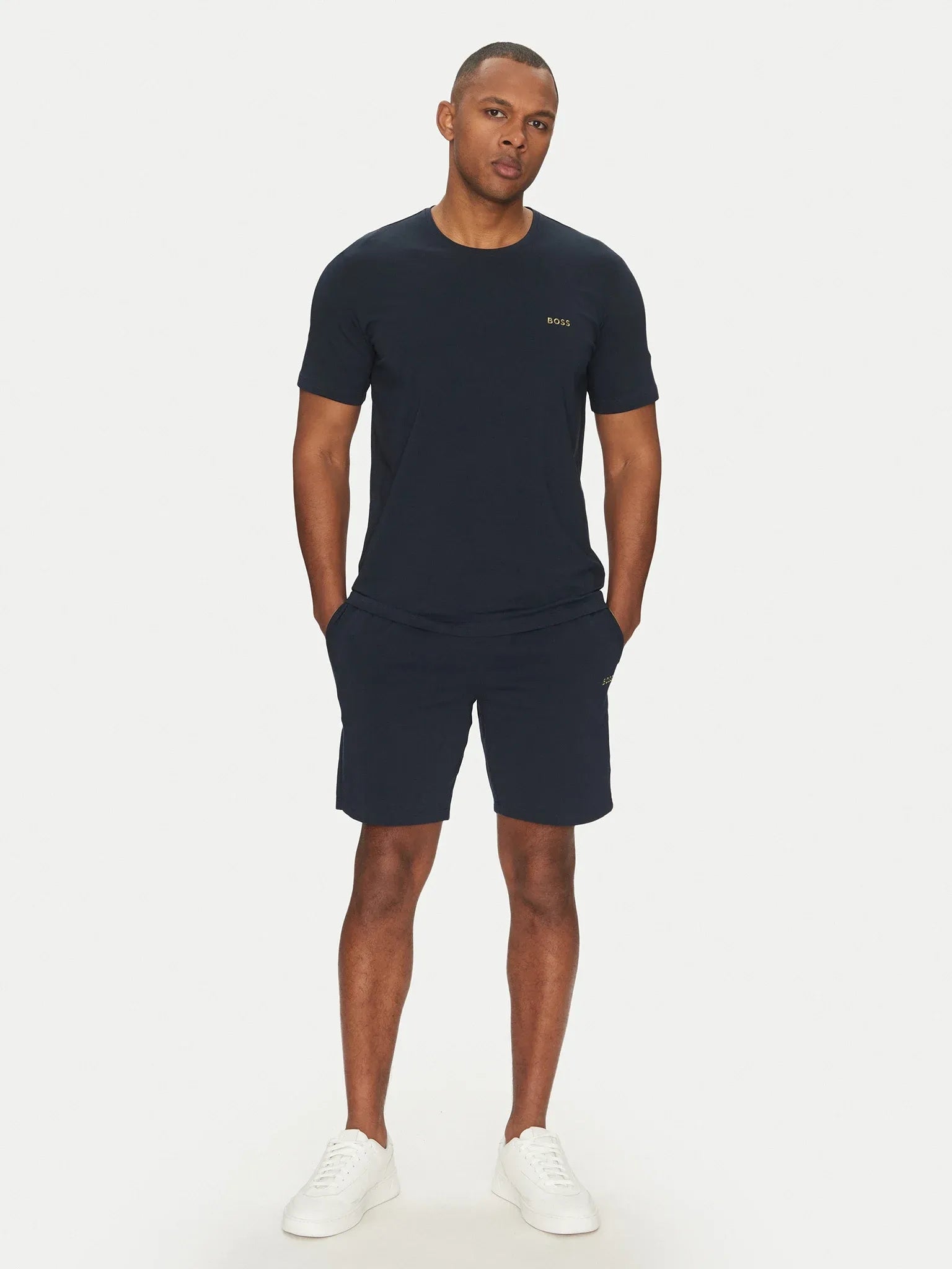 Boss T Shirt Mixmatch T Sh Dk.blue Azul Escuro_shot2