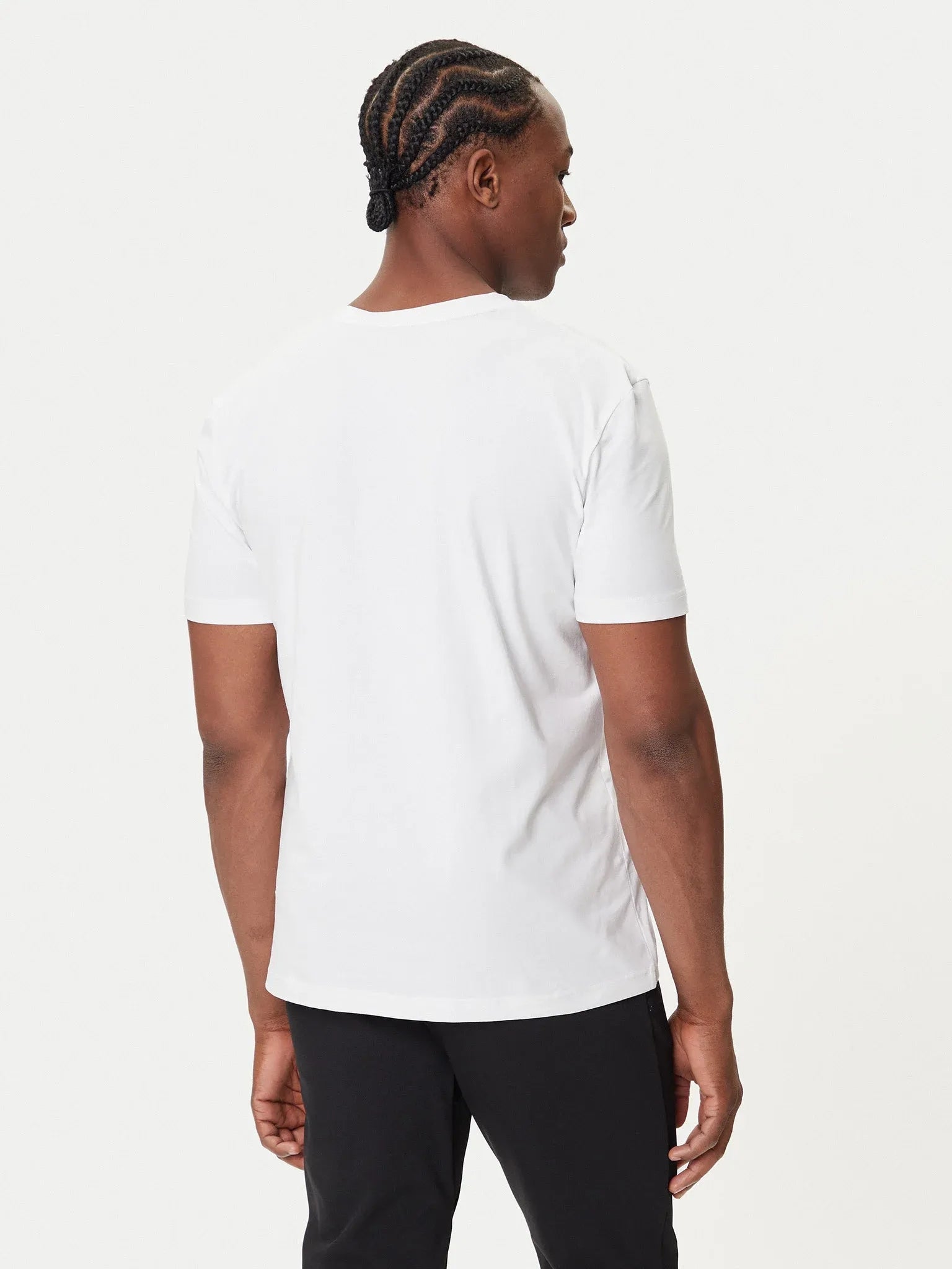 Boss T Shirt T Shirt 2 White Branco_shot3