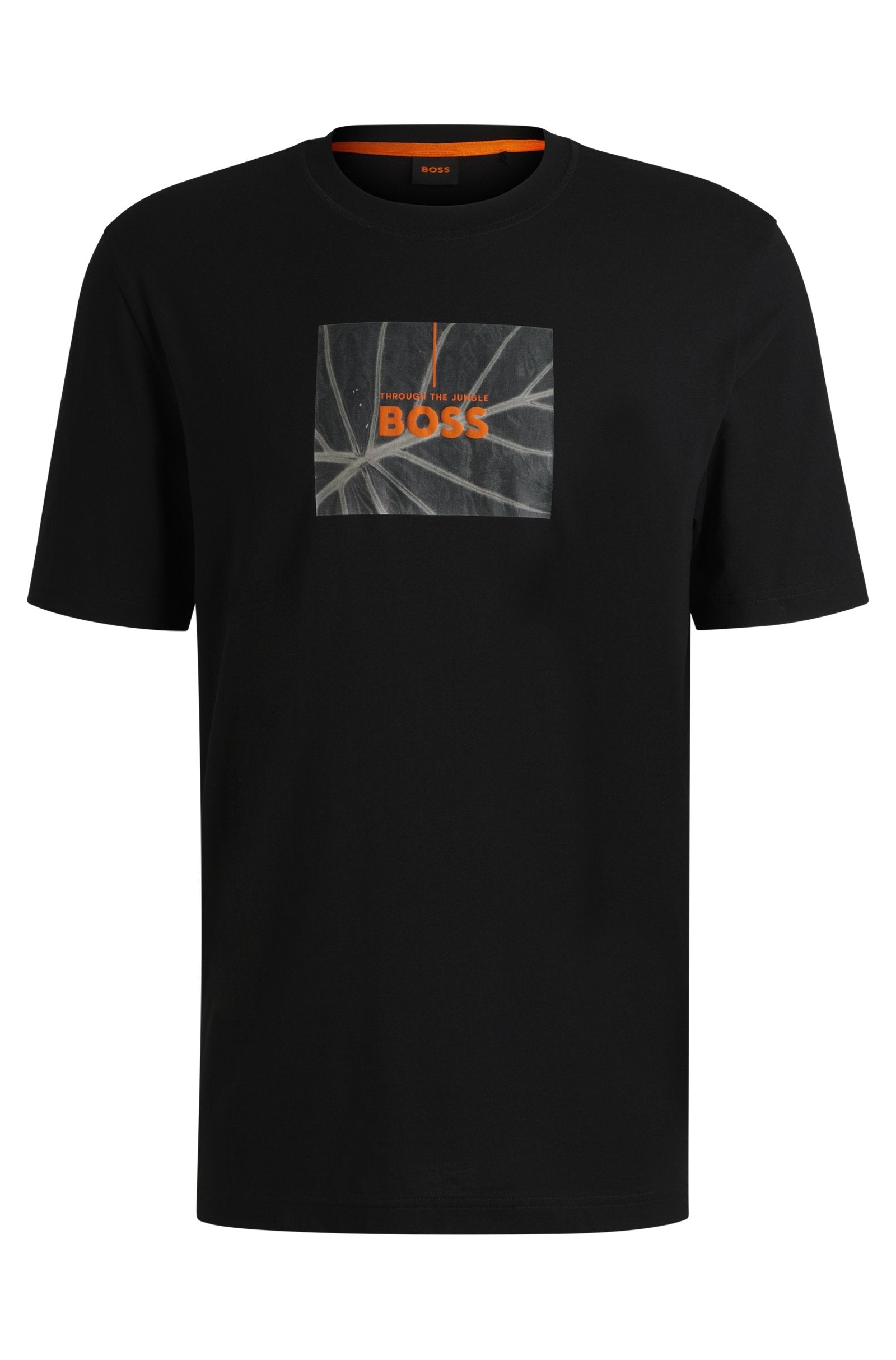 Boss T Shirt Te Injungle Black Preto_shot1