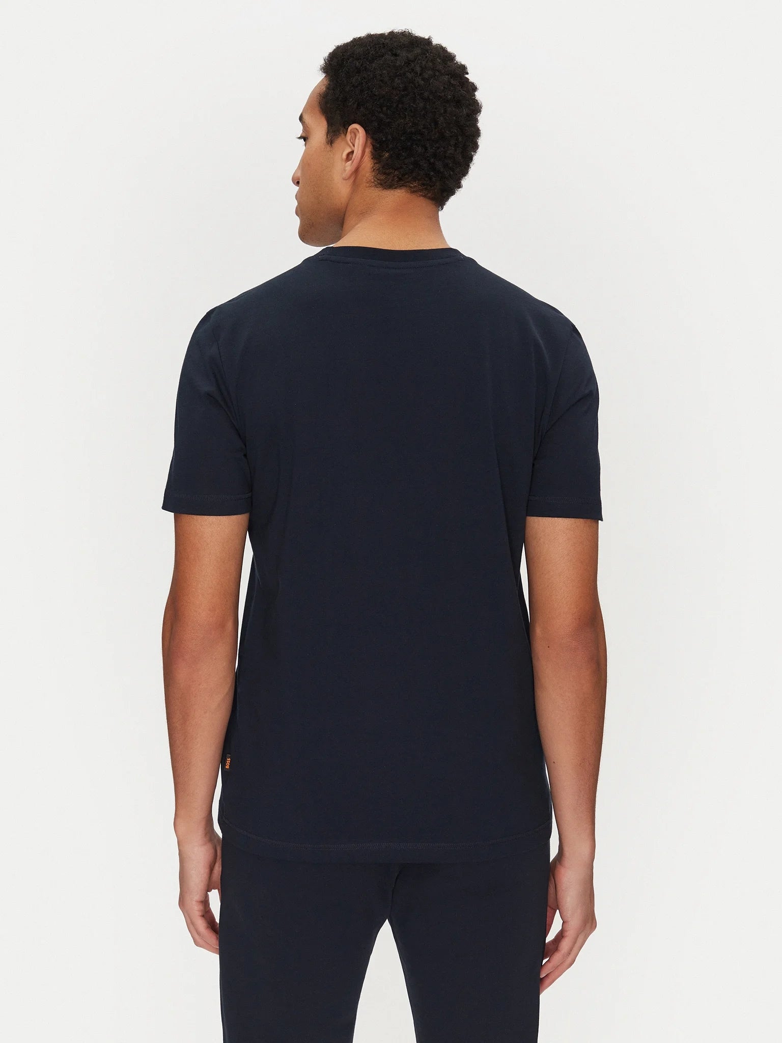 Boss T Shirt Te Logotexture Dk.blue Azul Escuro_shot3
