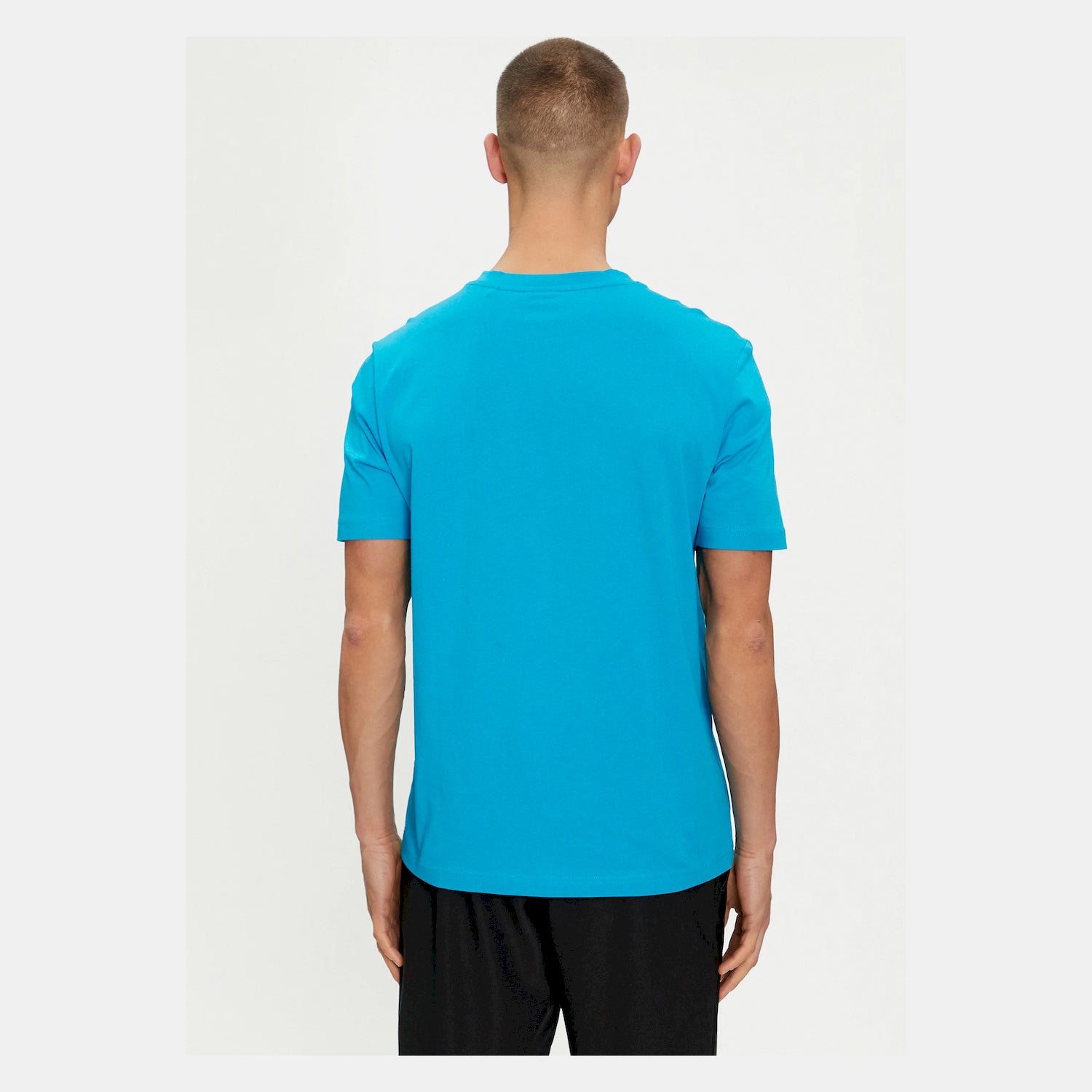 Boss T Shirt Tee 1 50512866 Blue Azul_shot1