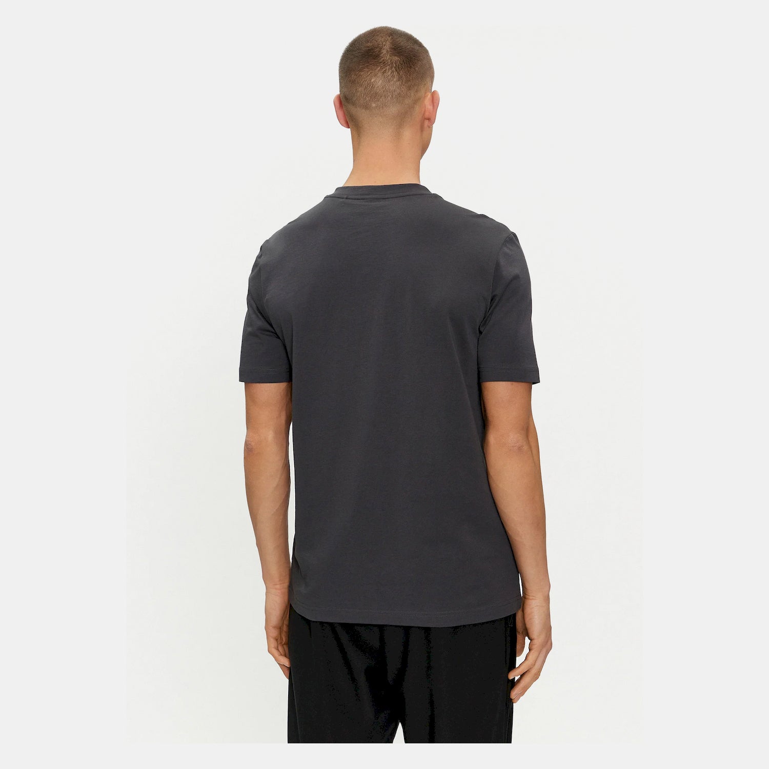 Boss T Shirt Tee 1 50512866 Charcoal Charcoal_shot1