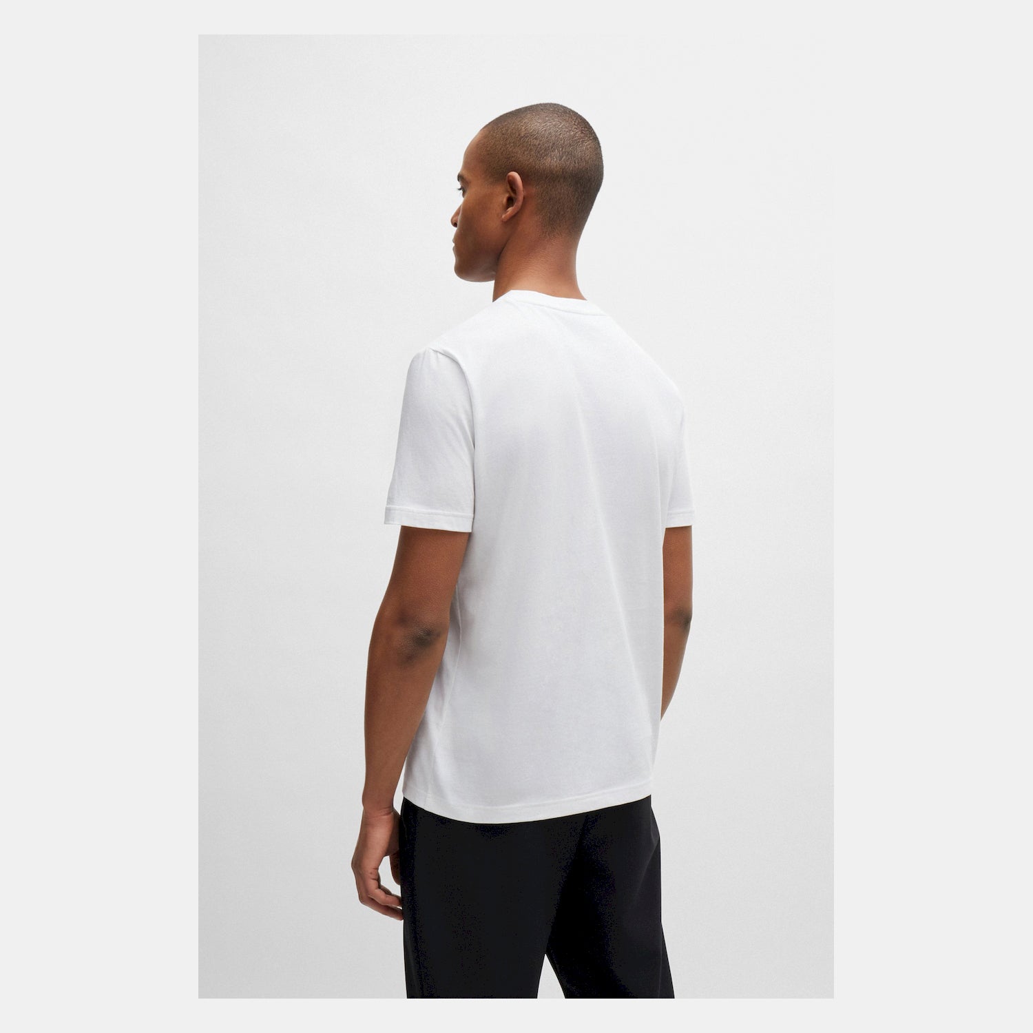 Boss T Shirt Tee 1 50512866 White Branco_shot3