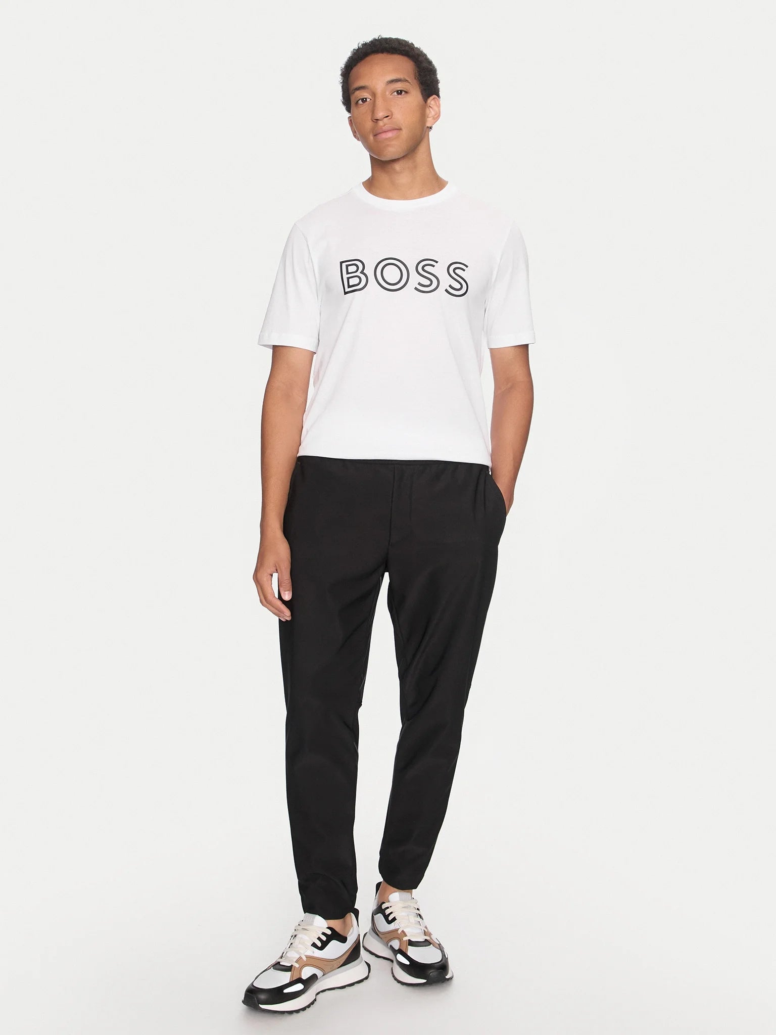 Boss T Shirt Tee 1 50519358 White Branco_shot5