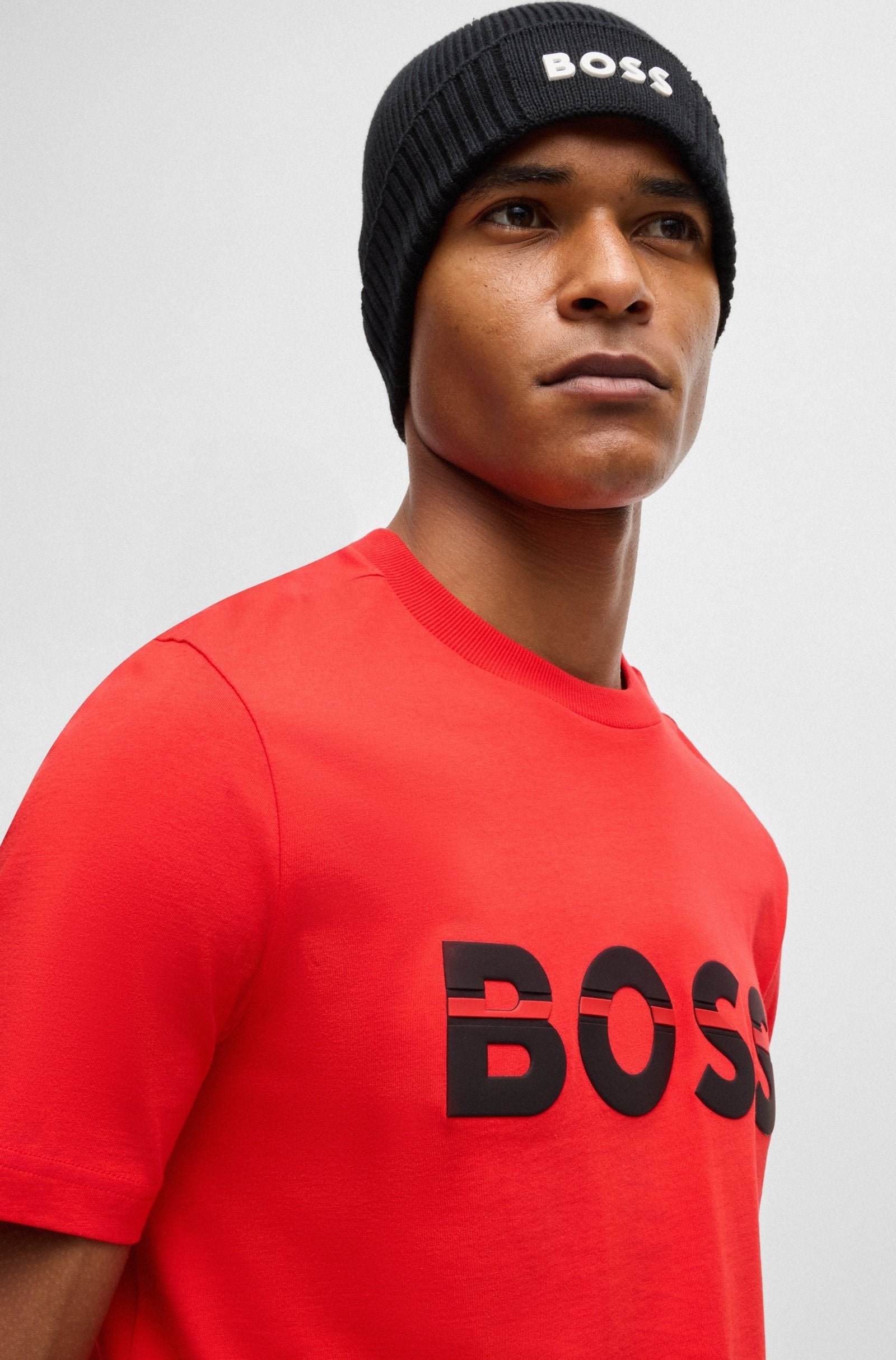 Boss T Shirt Tee 1 50525208 Red Vermelho_shot3