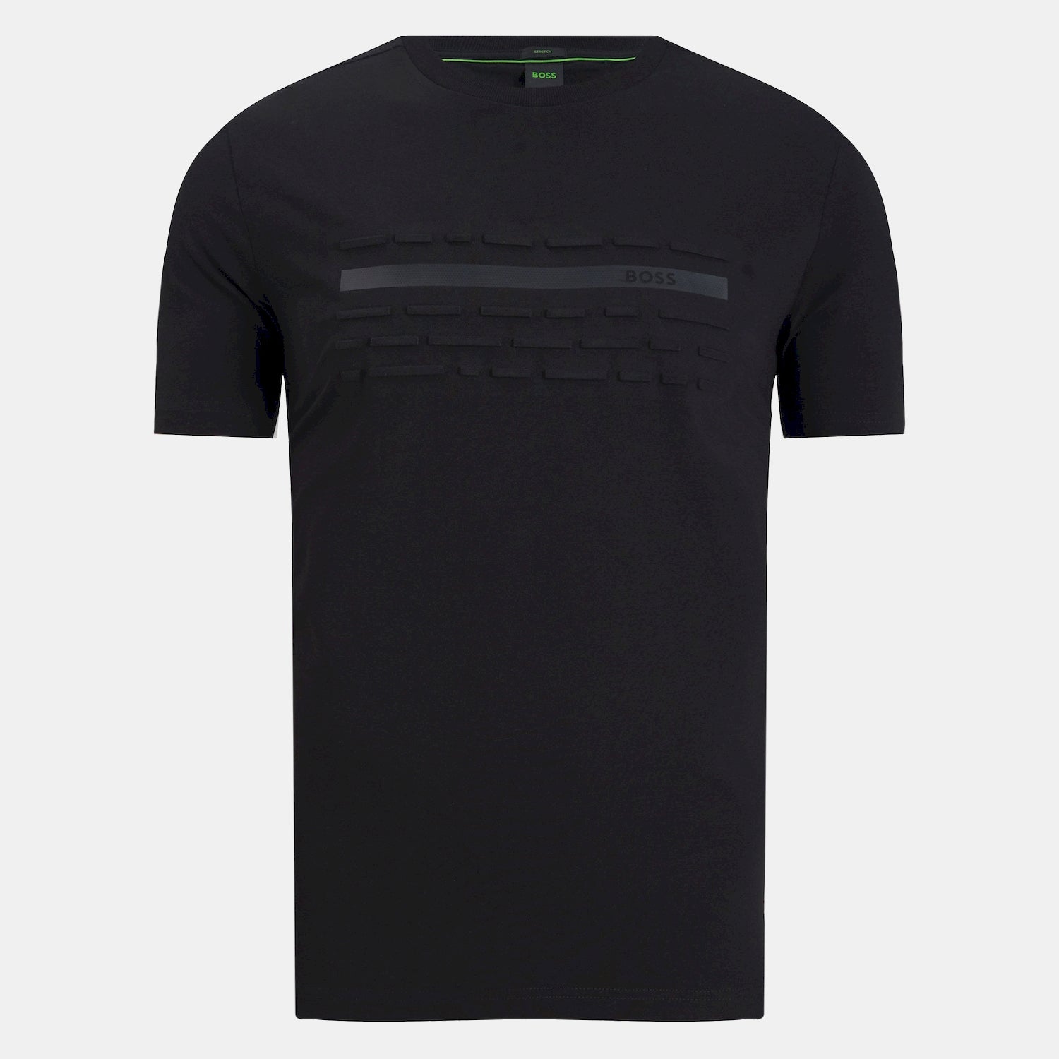 Boss T Shirt Tee 4 50513010 Black Preto_shot1
