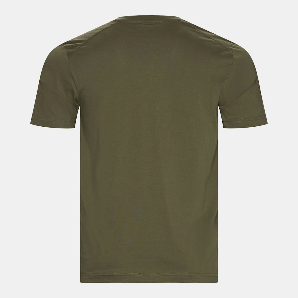 Boss T Shirt Tee 50424014 Dk.green Verde Escuro Shot4