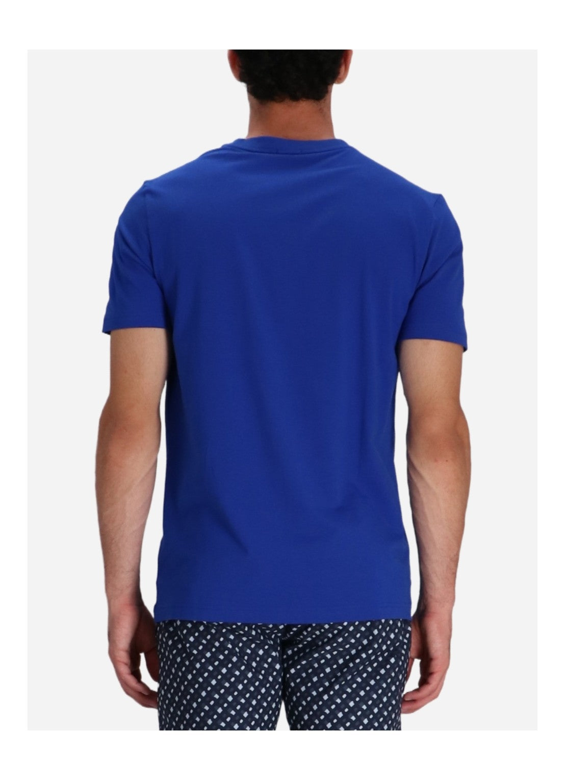 Boss T Shirt Tee 50506373 Blue Azul_shot3