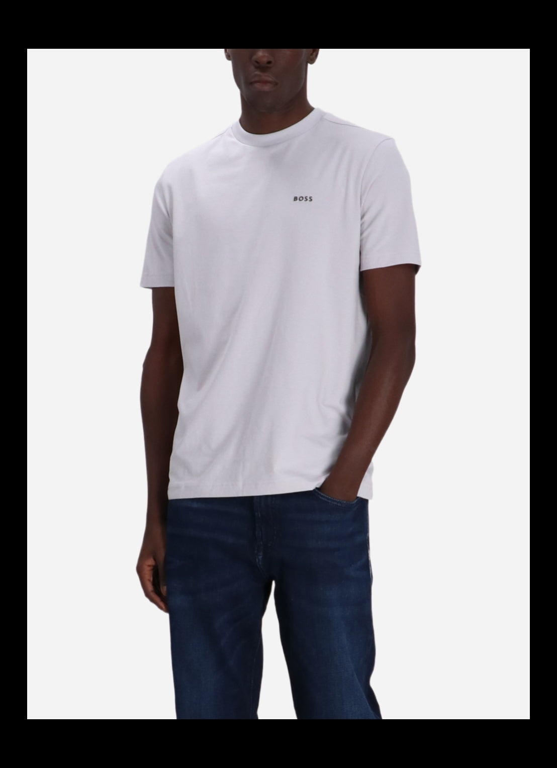 Boss T Shirt Tee 50506373 Lt.grey Cinza Claro_shot2
