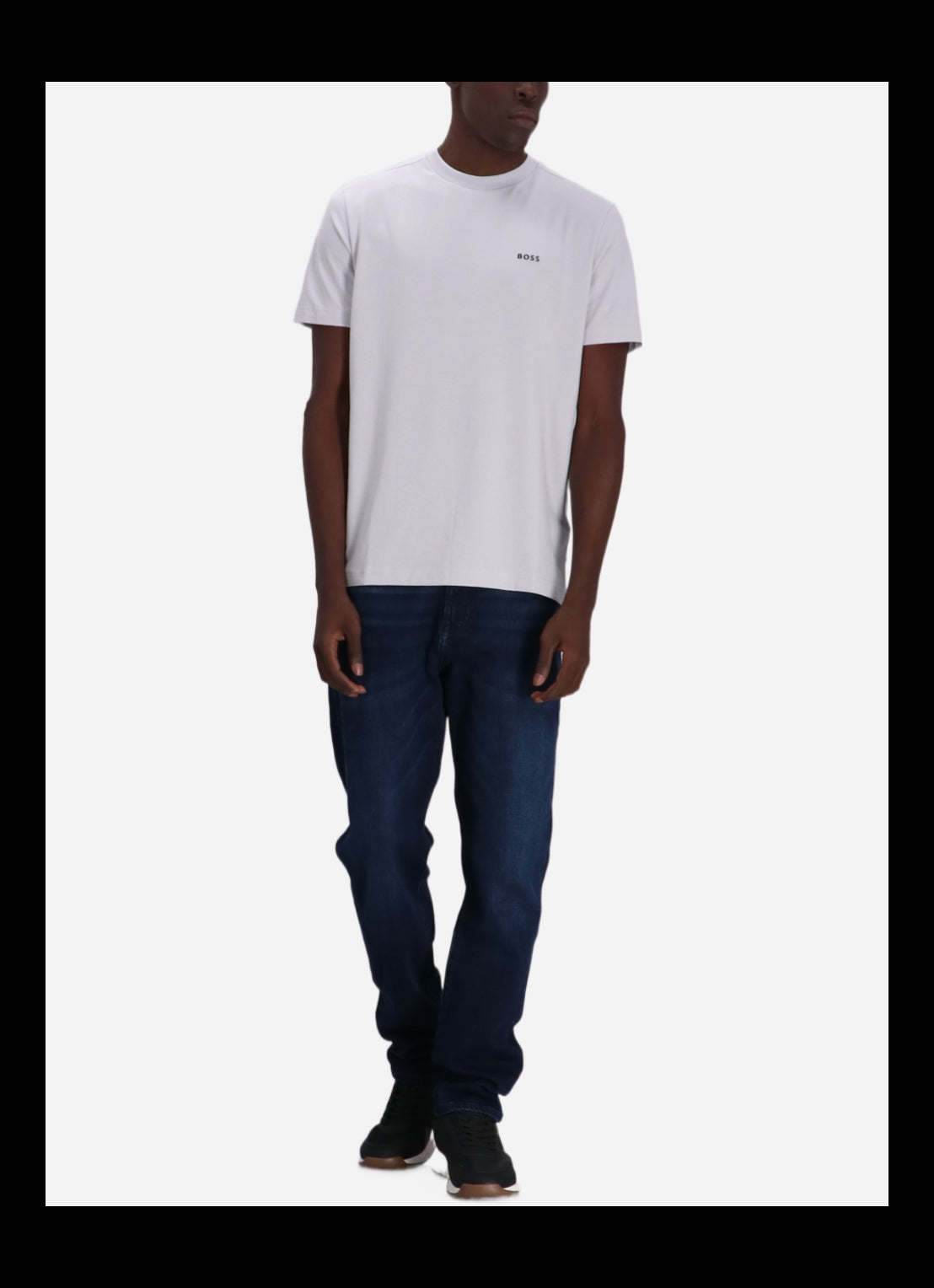 Boss T Shirt Tee 50506373 Lt.grey Cinza Claro_shot3